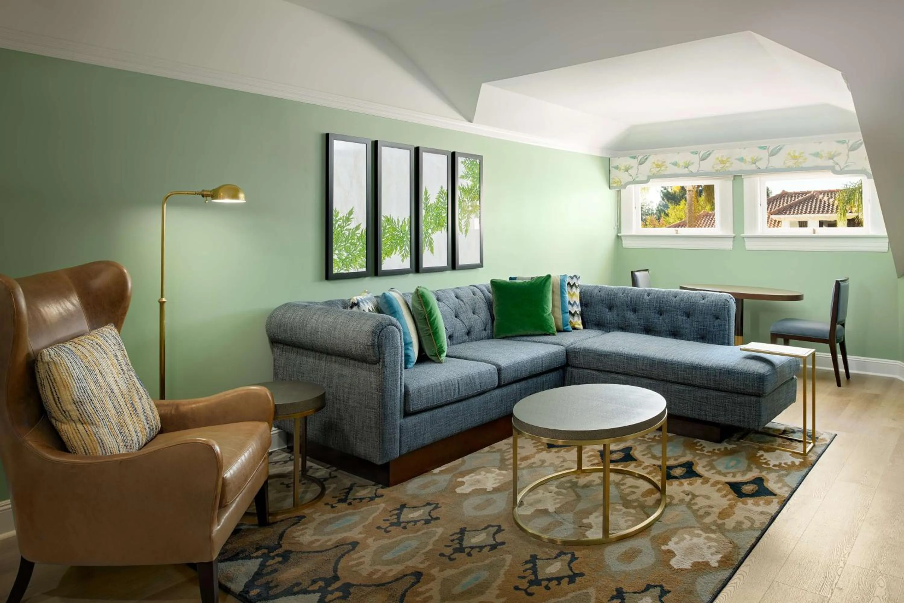 Living room in Hayes Mansion San Jose, Curio Collection by Hilton