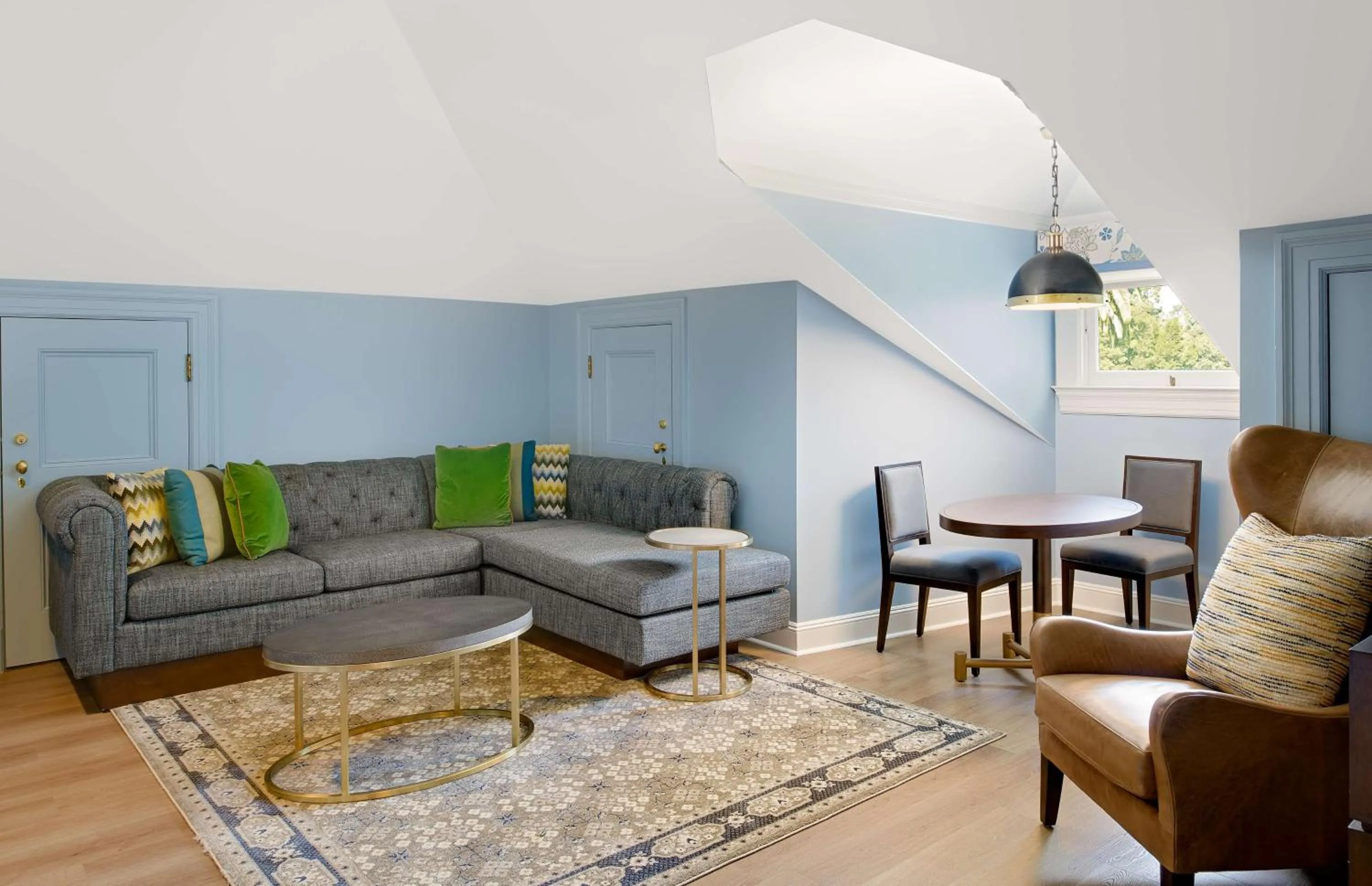 Living room in Hayes Mansion San Jose, Curio Collection by Hilton