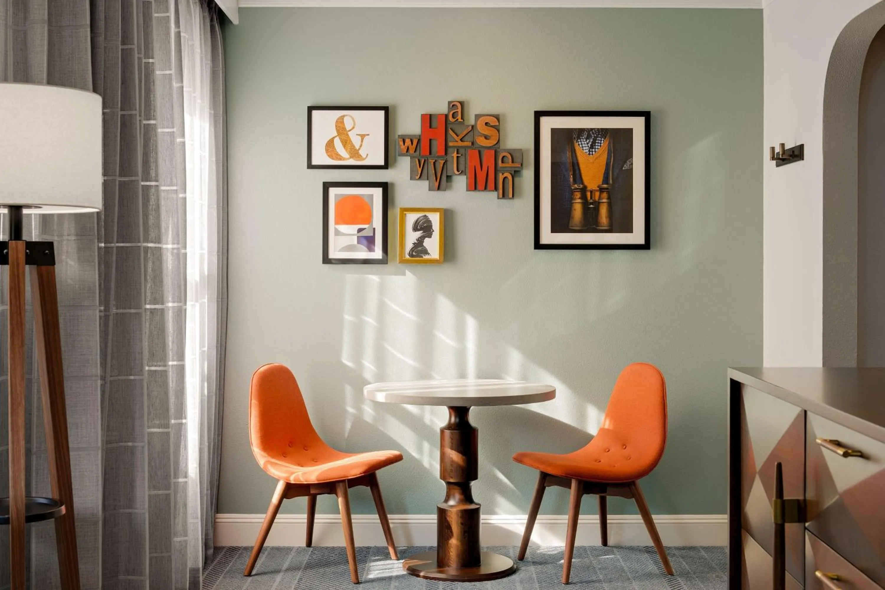 Living room in Hayes Mansion San Jose, Curio Collection by Hilton