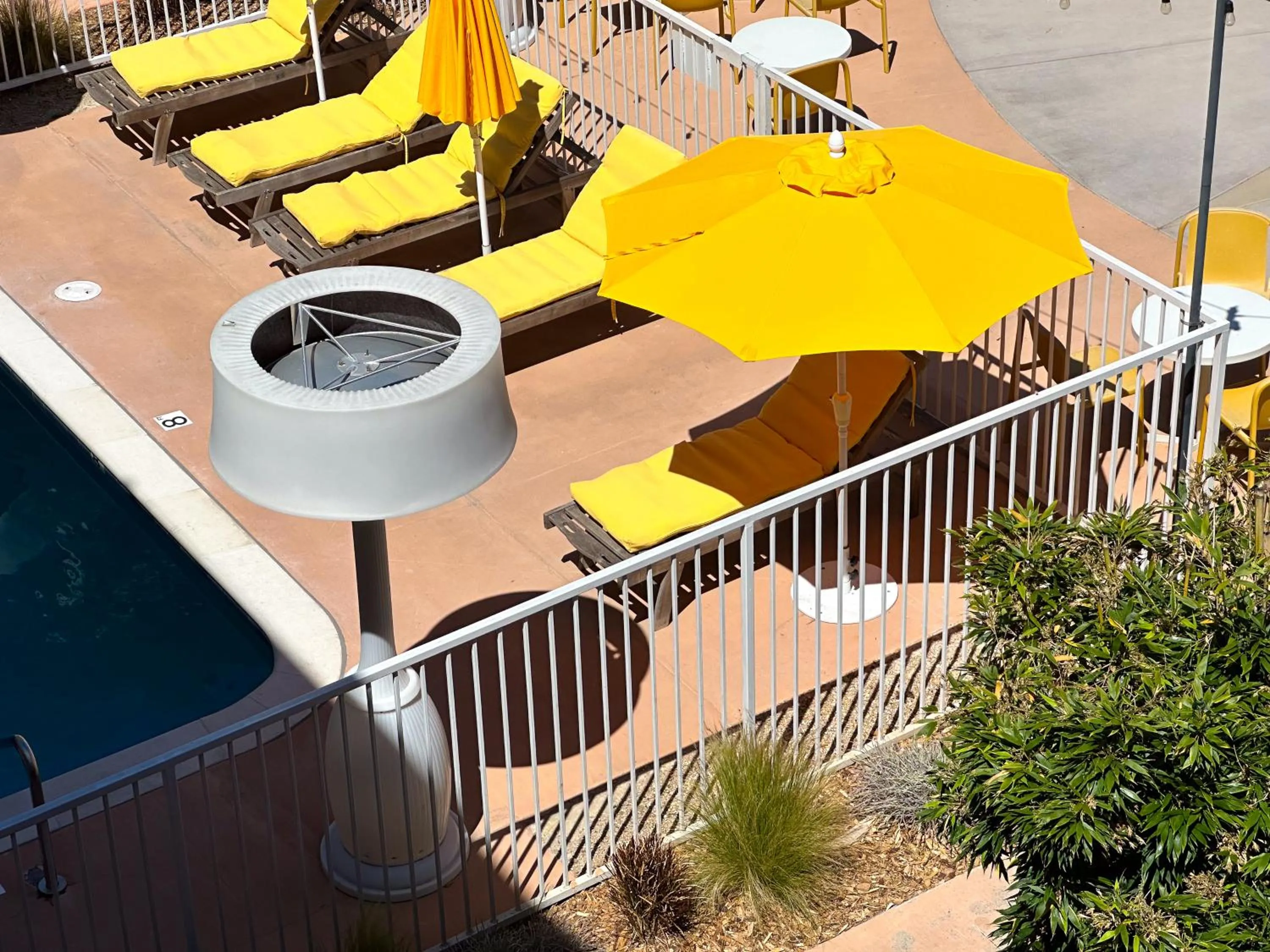 Pool view in Hotel Del Sol