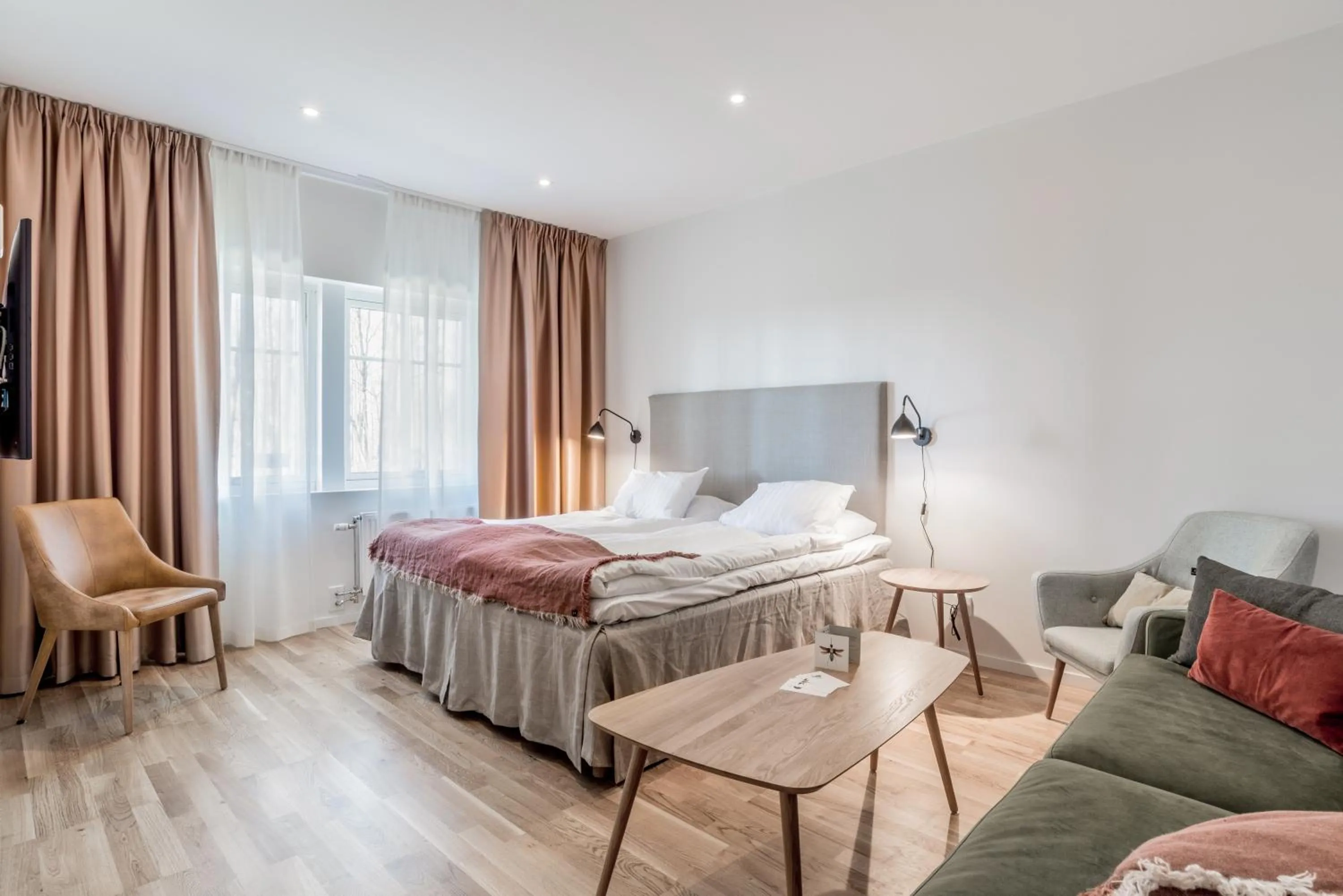 Bed in Blommenhof Hotel