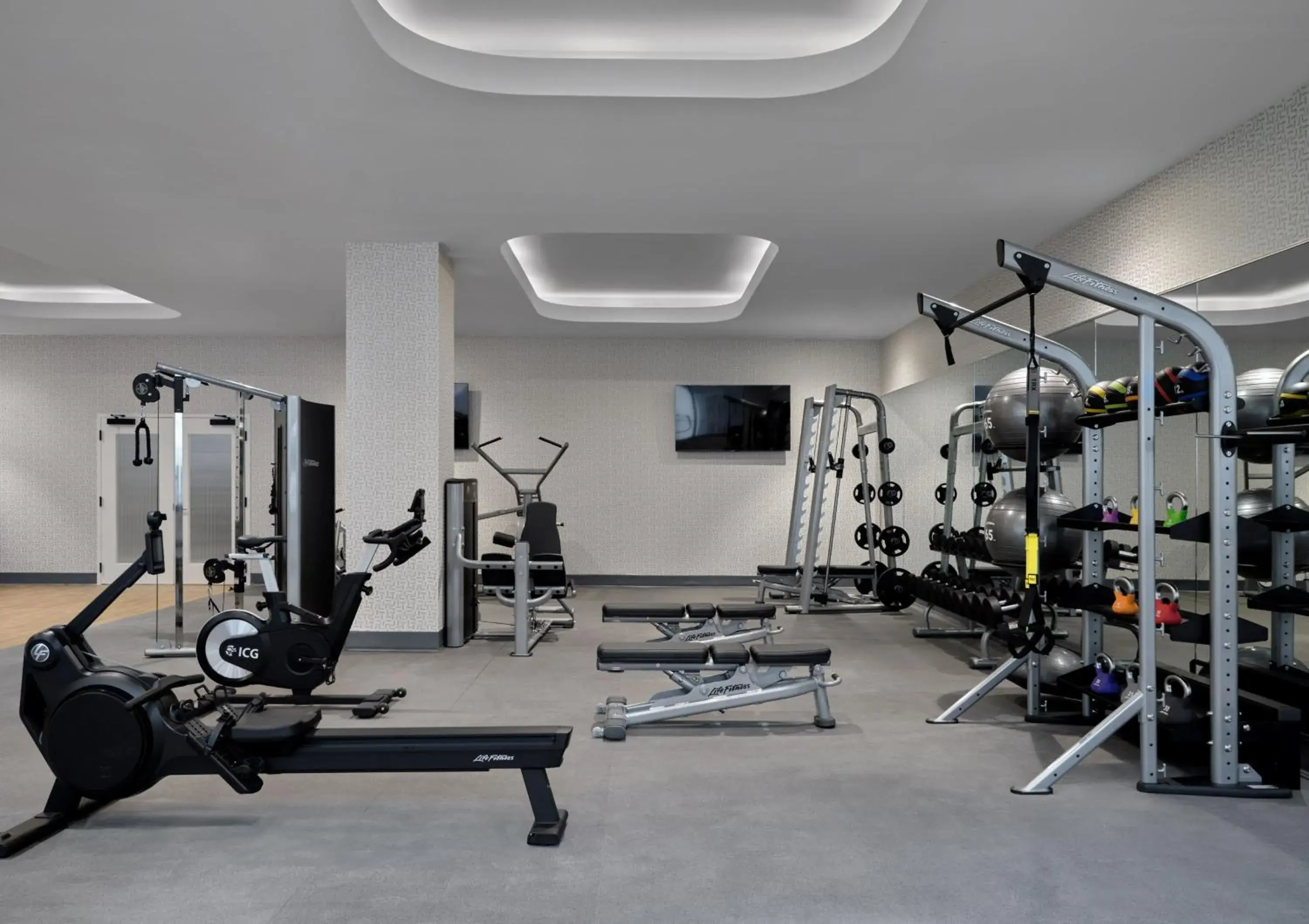 Fitness centre/facilities in InterContinental San Antonio Riverwalk by IHG Fitness centre/facilities in InterContinental San Antonio Riverwalk by IHG