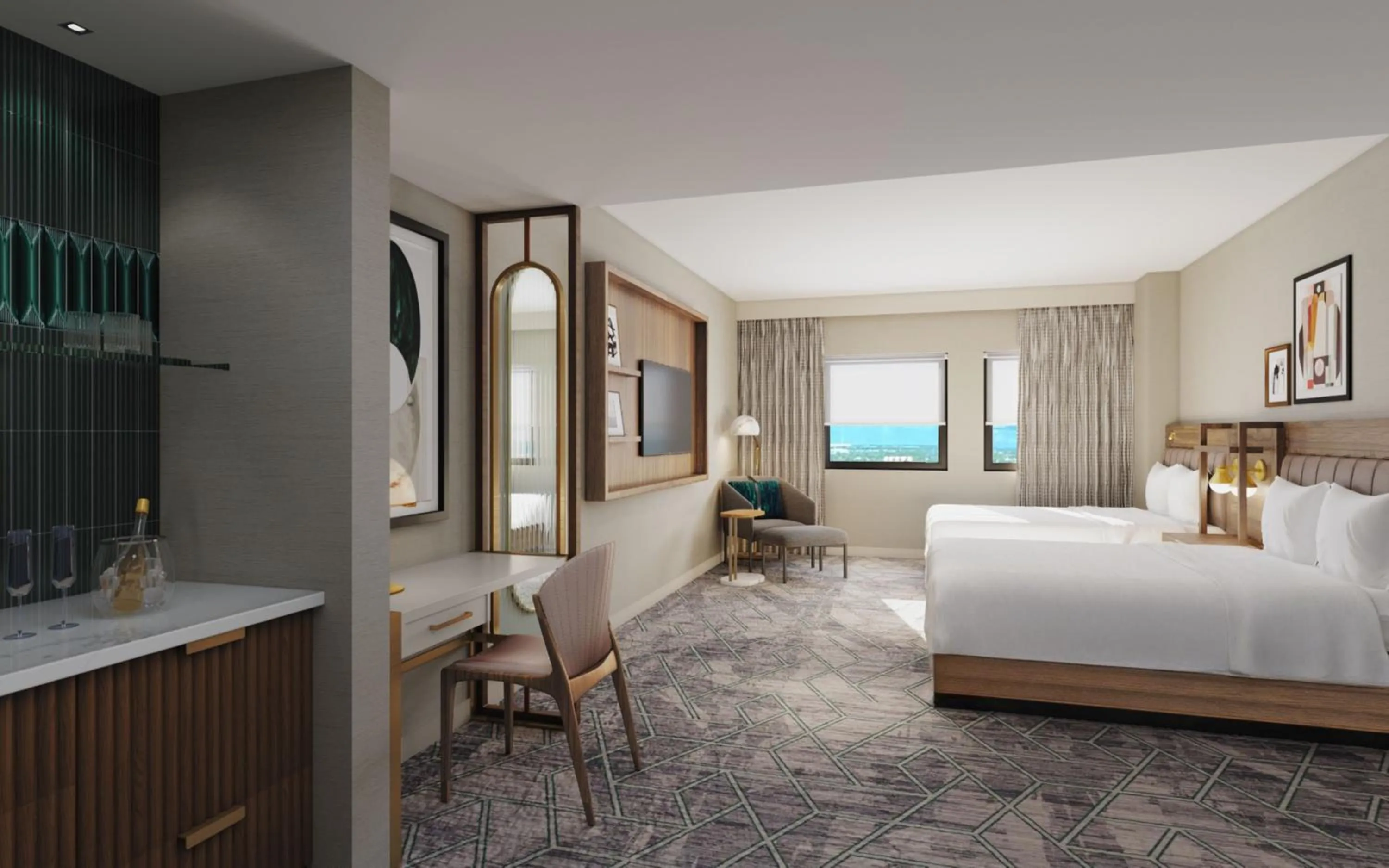 Photo of the whole room, Bed in InterContinental San Antonio Riverwalk by IHG