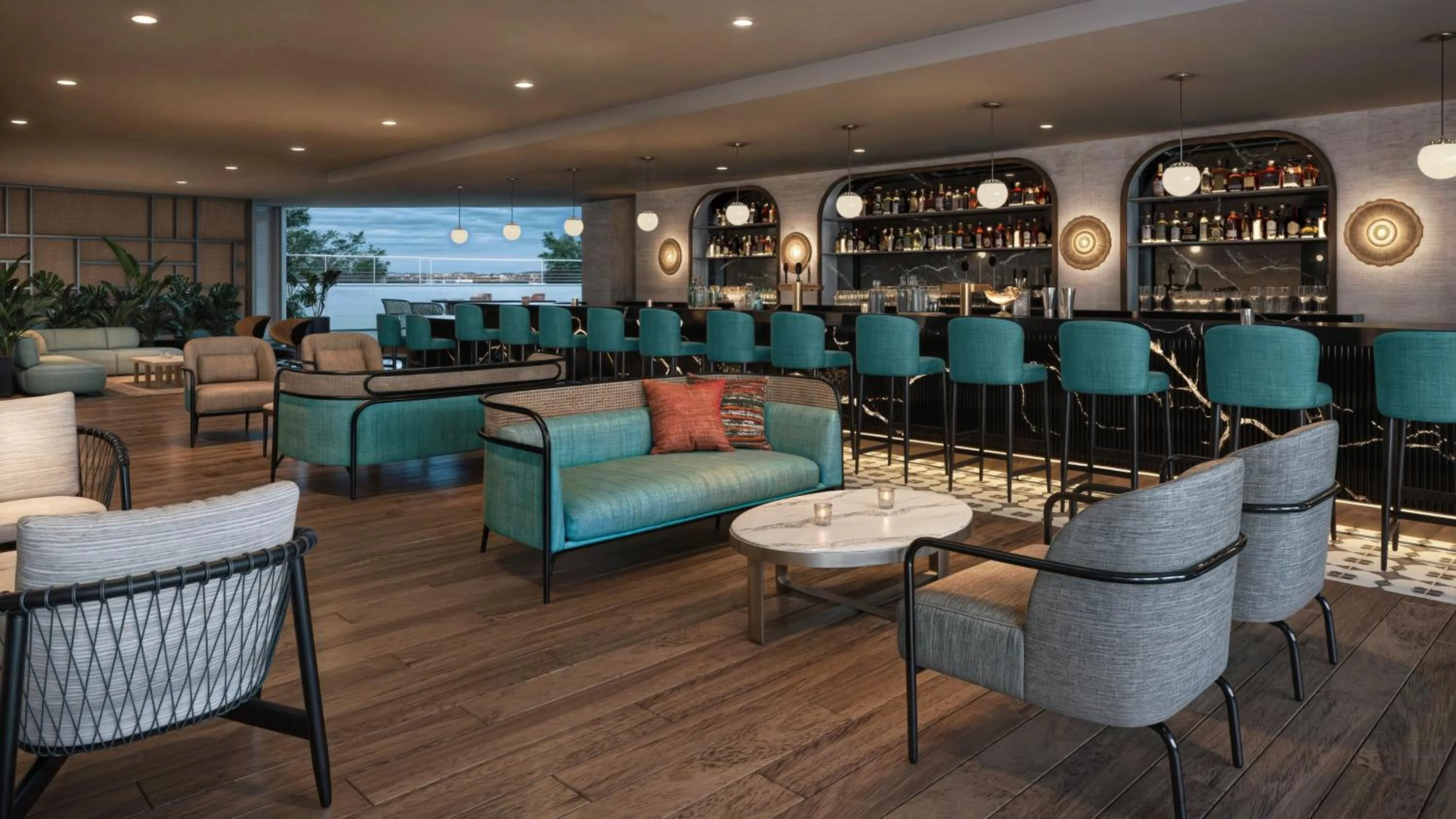 Lounge or bar in InterContinental San Antonio Riverwalk by IHG