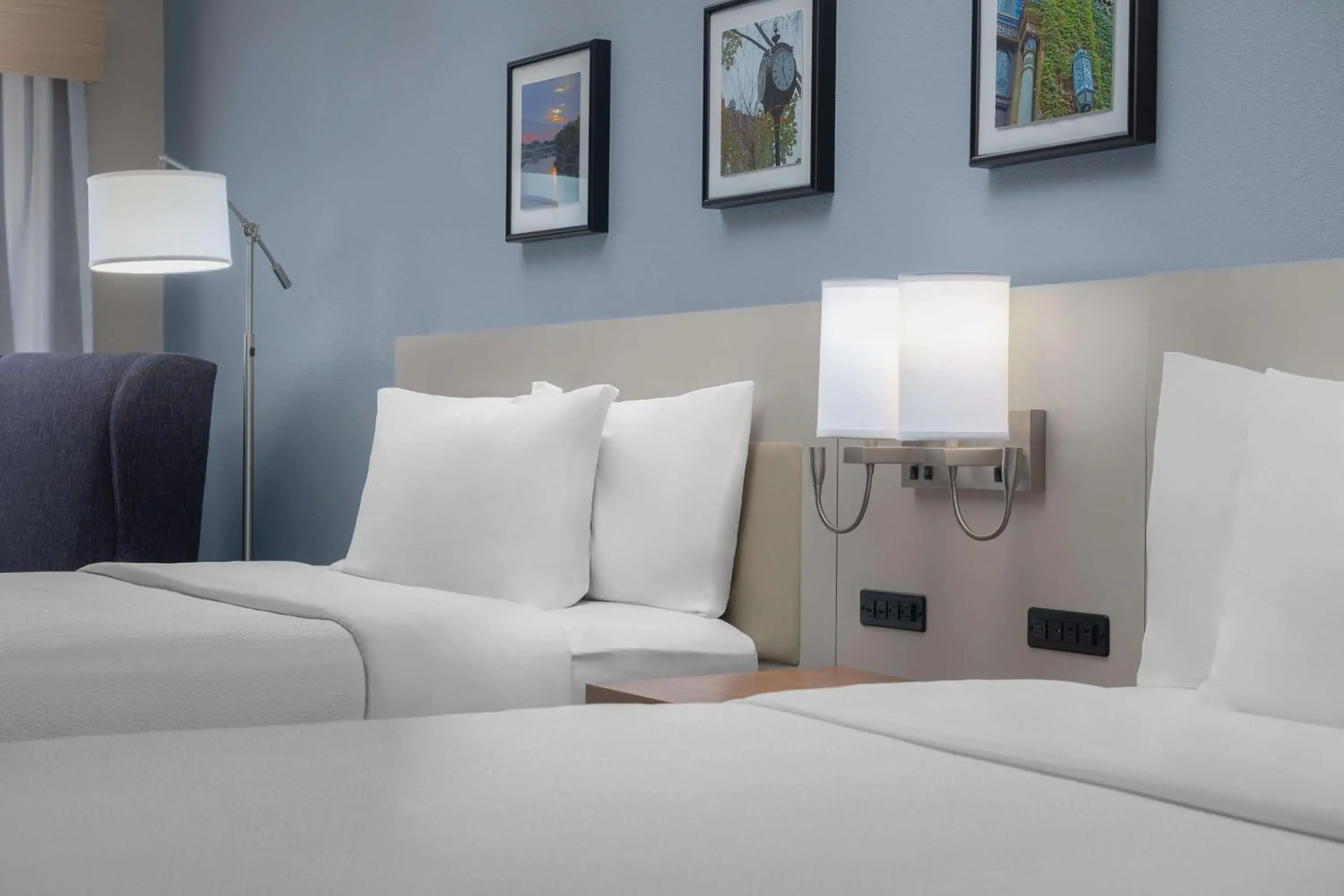 Bed in Hilton Garden Inn Wilkes-Barre Bed in Hilton Garden Inn Wilkes-Barre