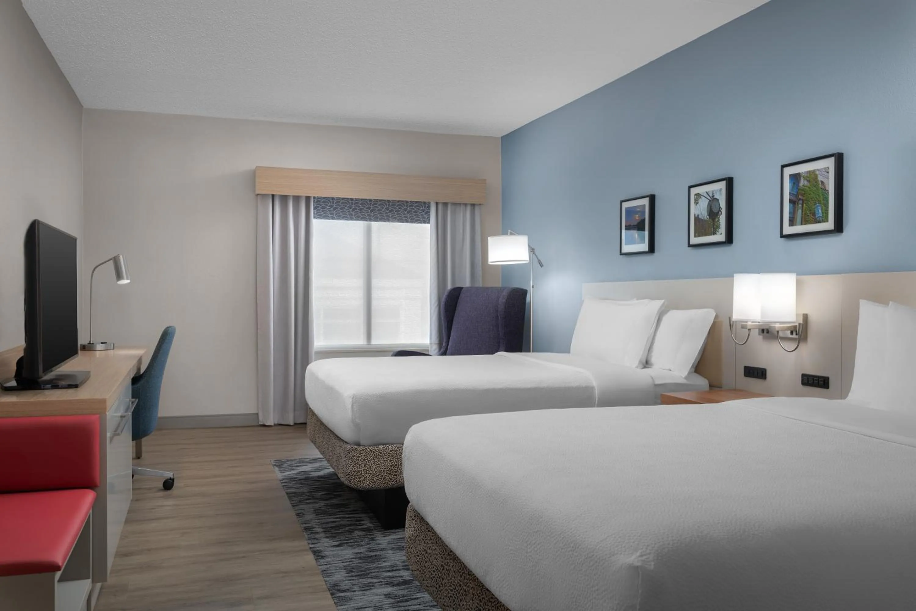 Bed in Hilton Garden Inn Wilkes-Barre