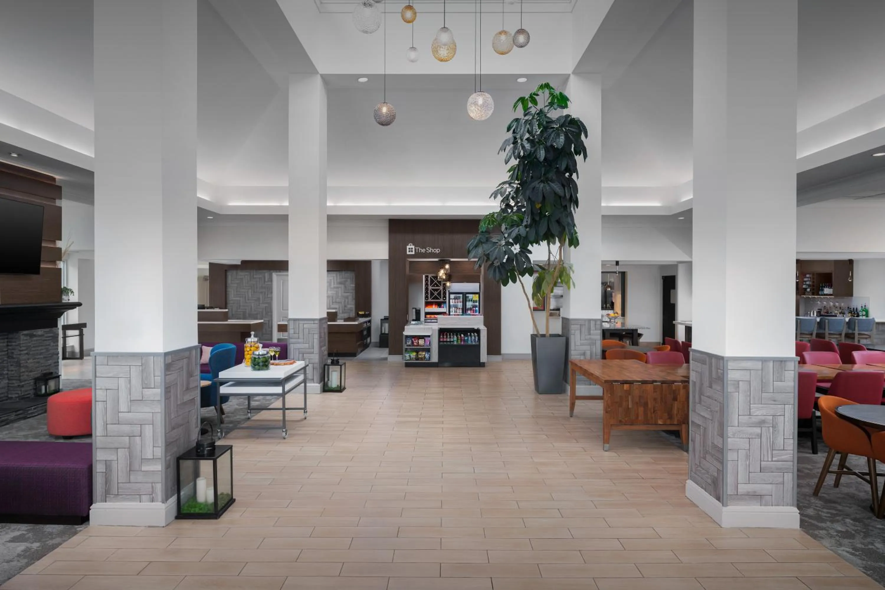 Lobby or reception in Hilton Garden Inn Wilkes-Barre