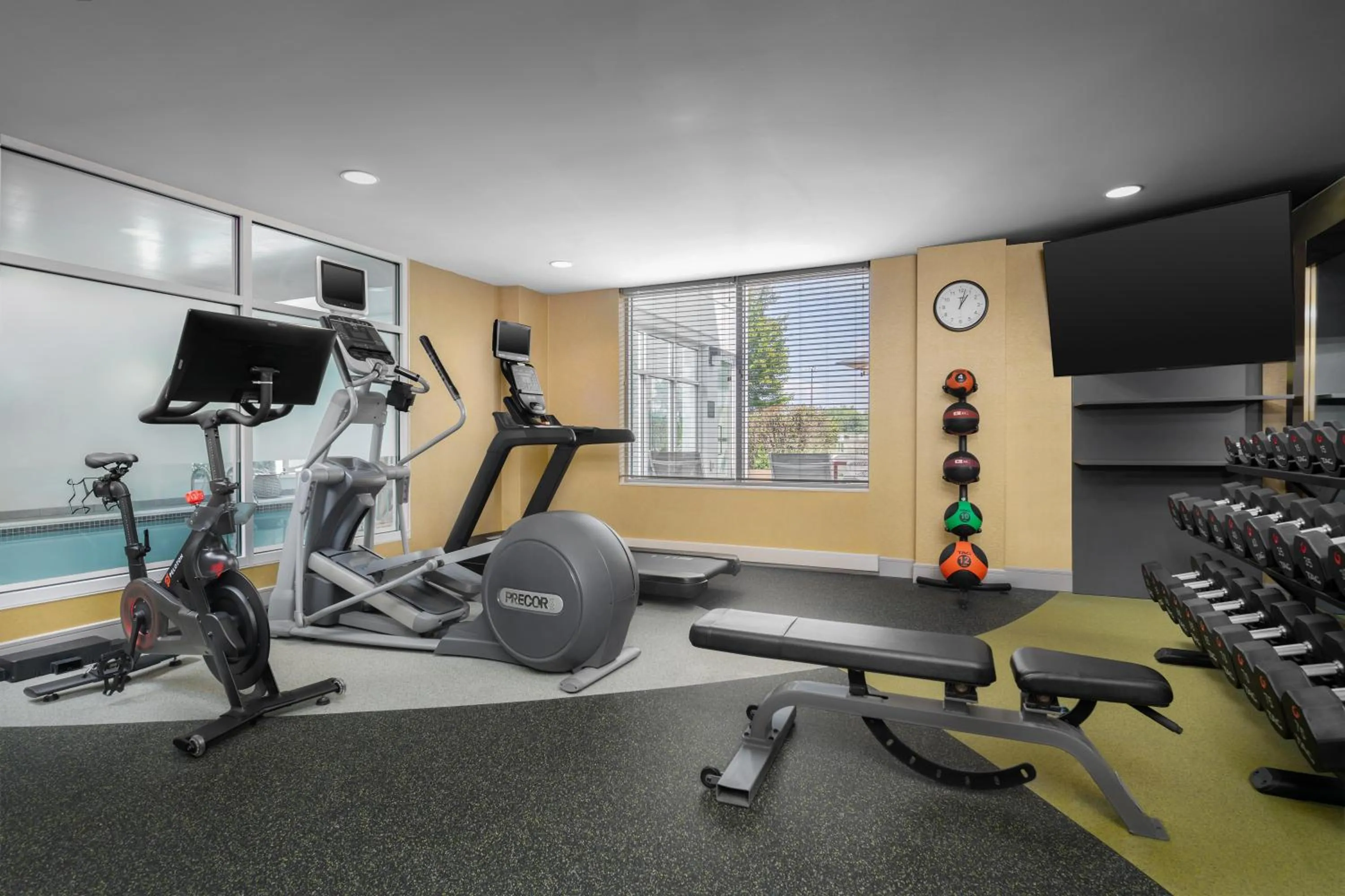 Fitness centre/facilities in Hilton Garden Inn Wilkes-Barre