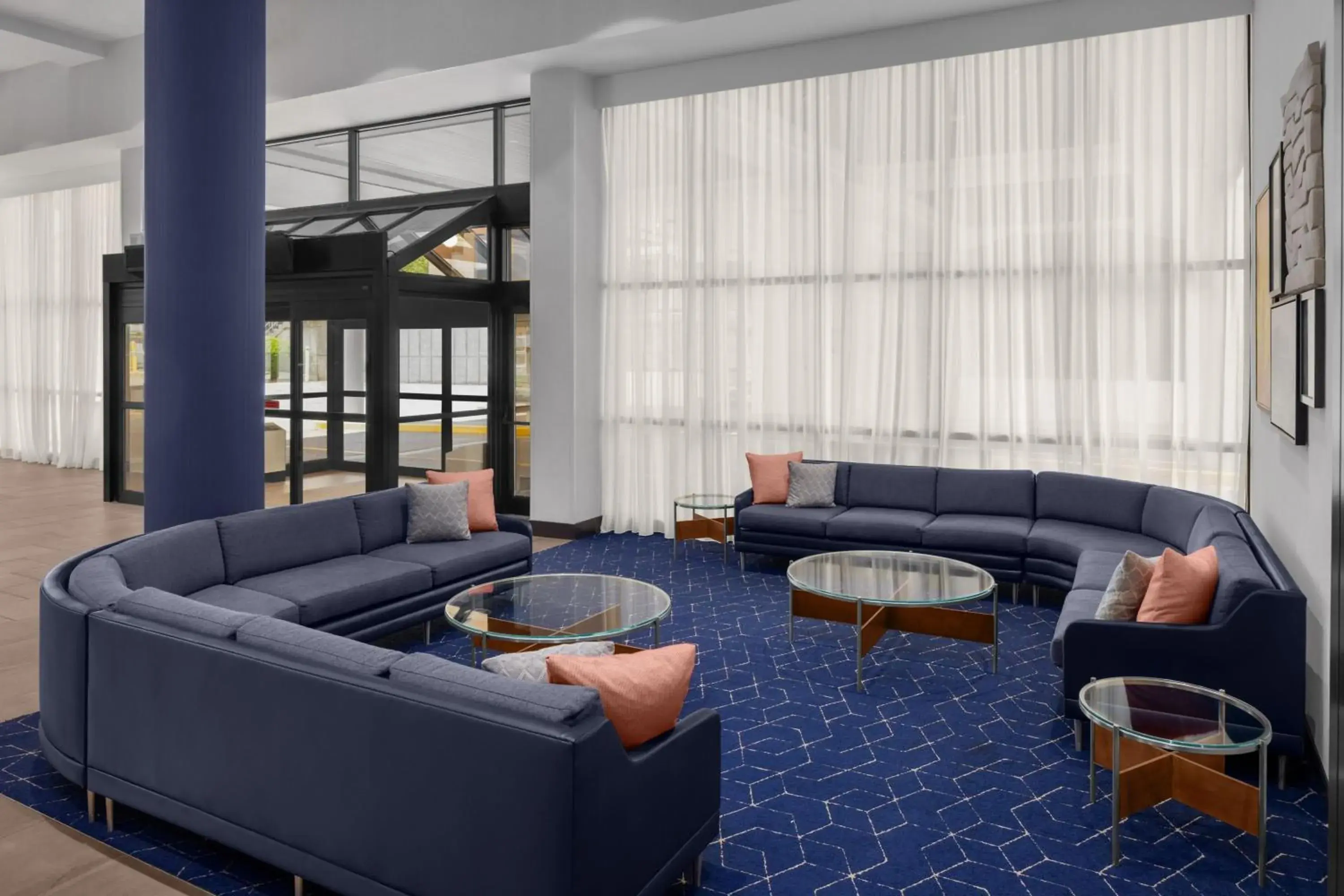 Lobby or reception in Wyndham Pittsburgh University Center Lobby or reception in Wyndham Pittsburgh University Center