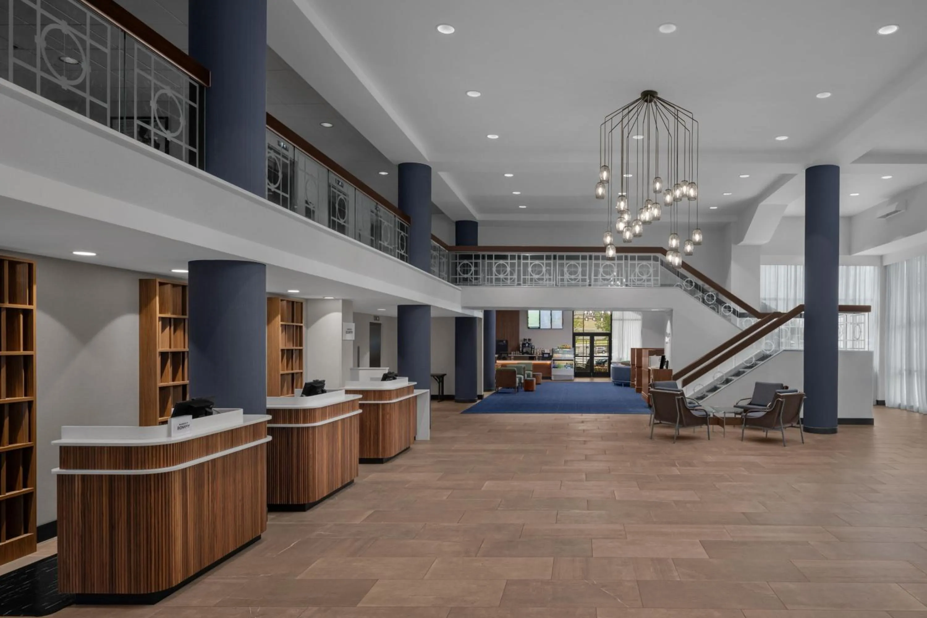 Lobby or reception in Wyndham Pittsburgh University Center