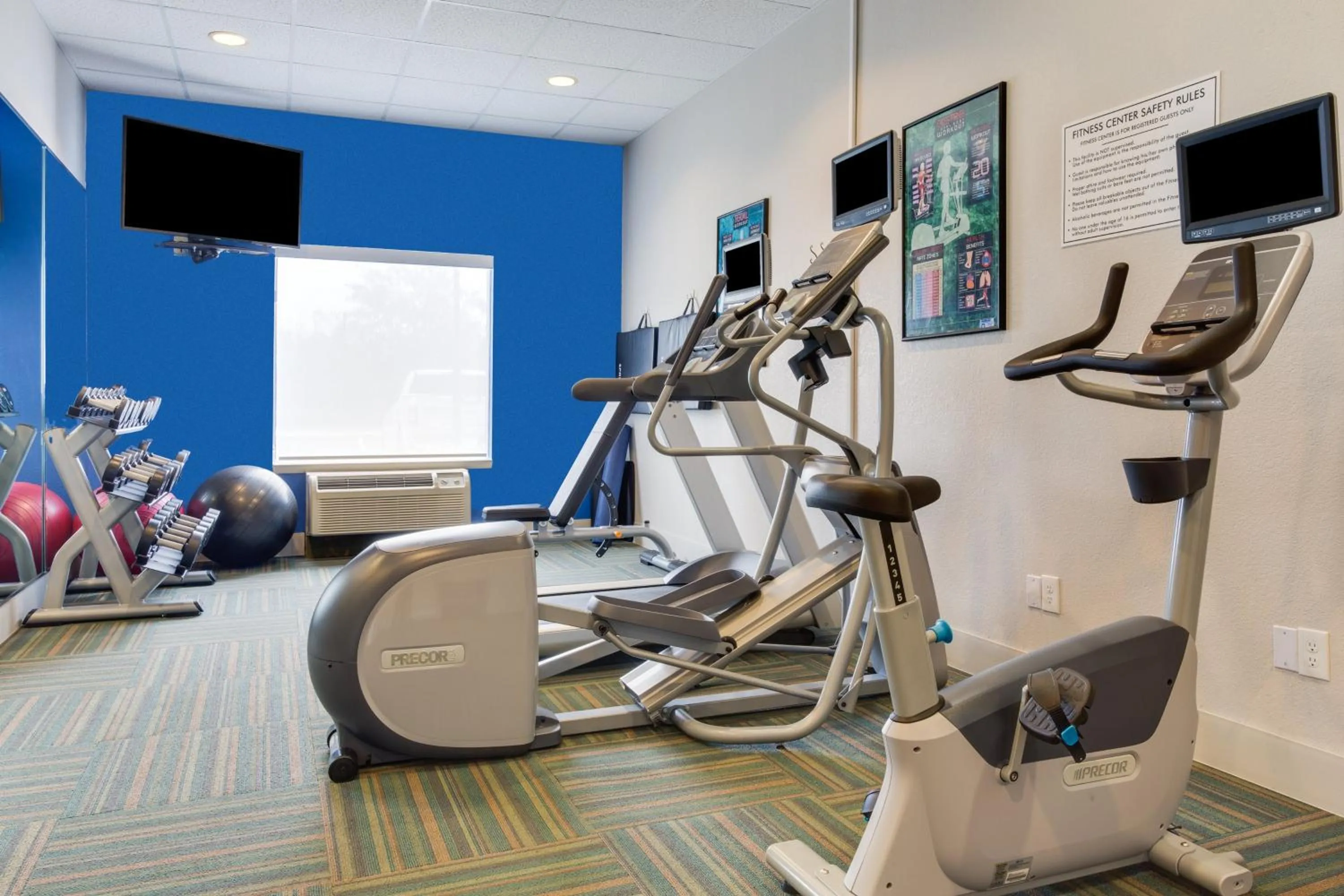 Fitness centre/facilities in Holiday Inn Express Hotel & Suites Tampa-Fairgrounds-Casino by IHG