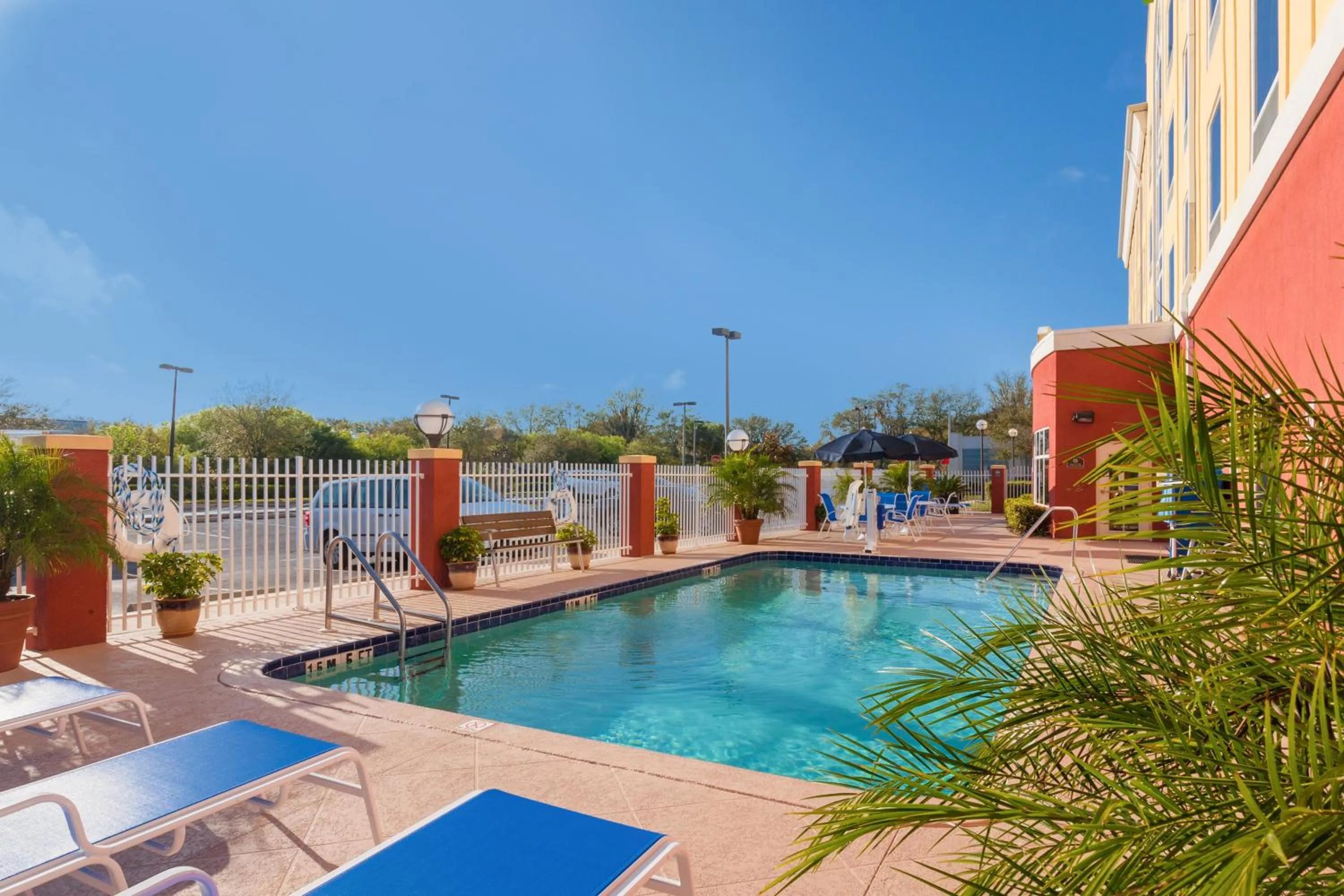Swimming pool in Holiday Inn Express Hotel & Suites Tampa-Fairgrounds-Casino by IHG