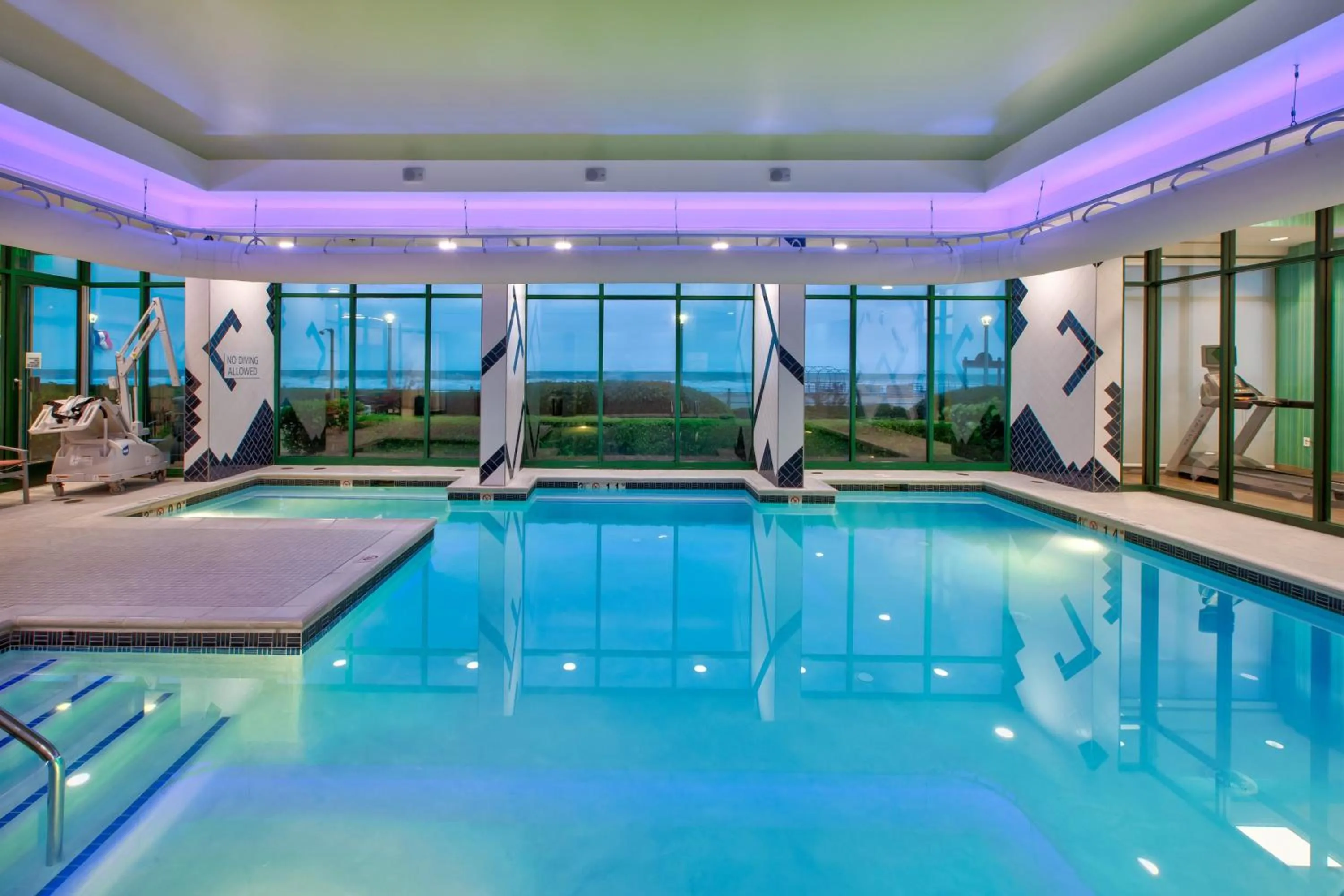 Swimming pool in Holiday Inn Express & Suites VA Beach Oceanfront by IHG