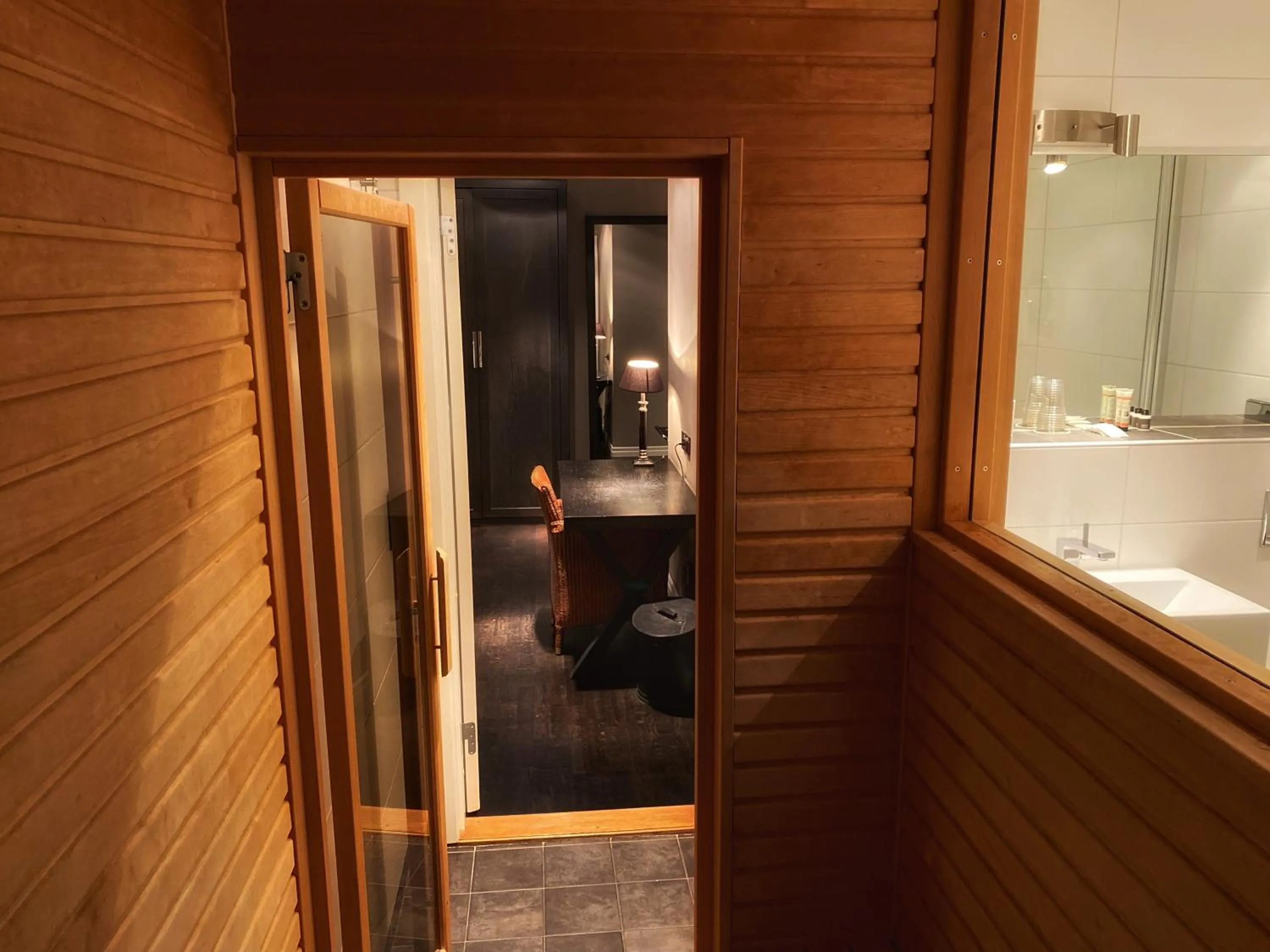 Sauna in Hotel Villan