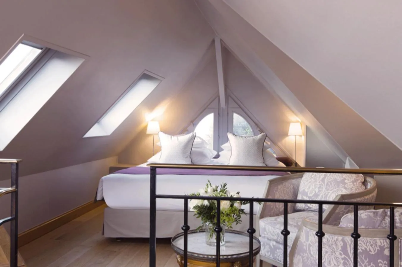 Bed in La Ferme Saint Simeon Hotel & Spa - Relais & Chateaux