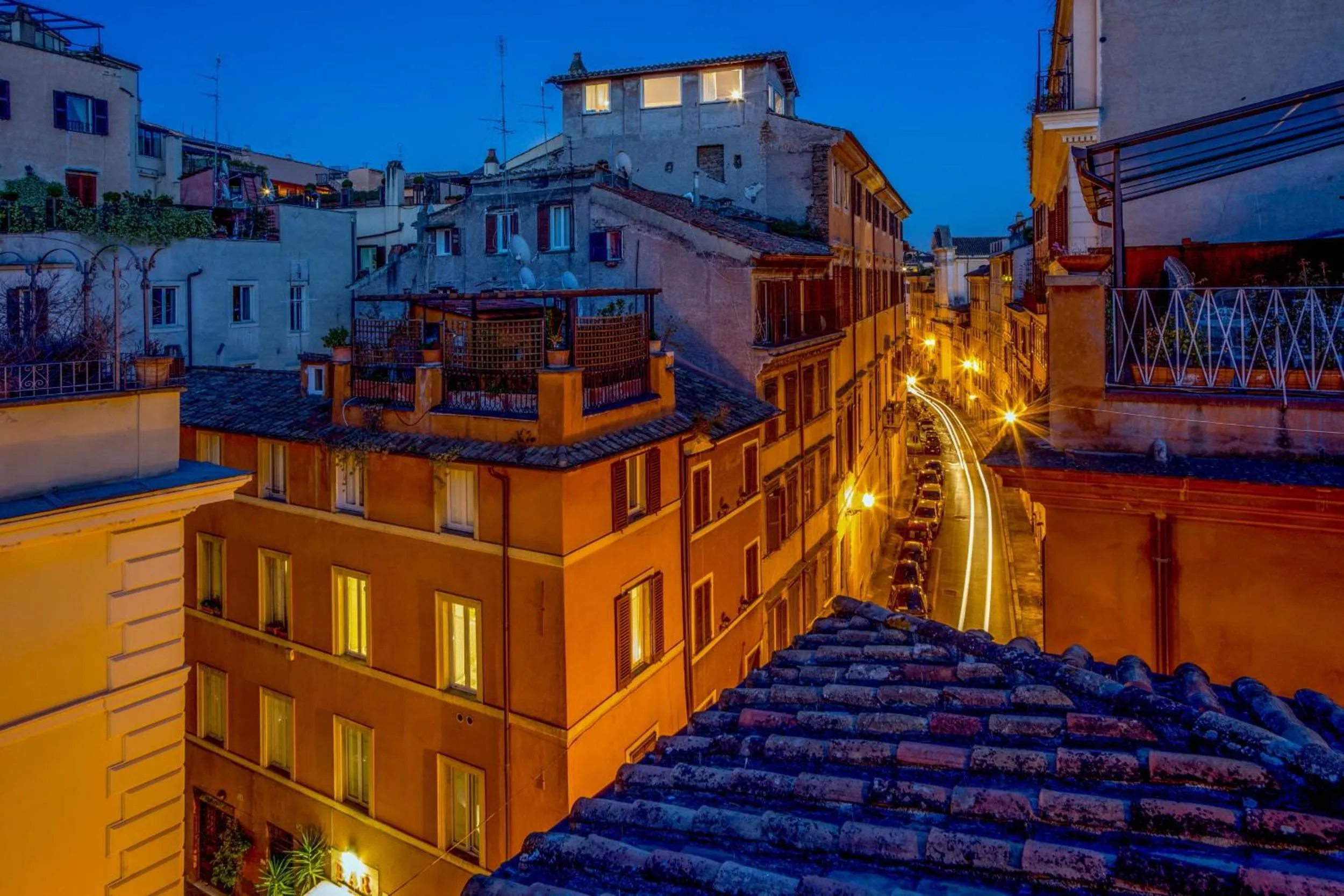 Street view in Palazzo Medusa