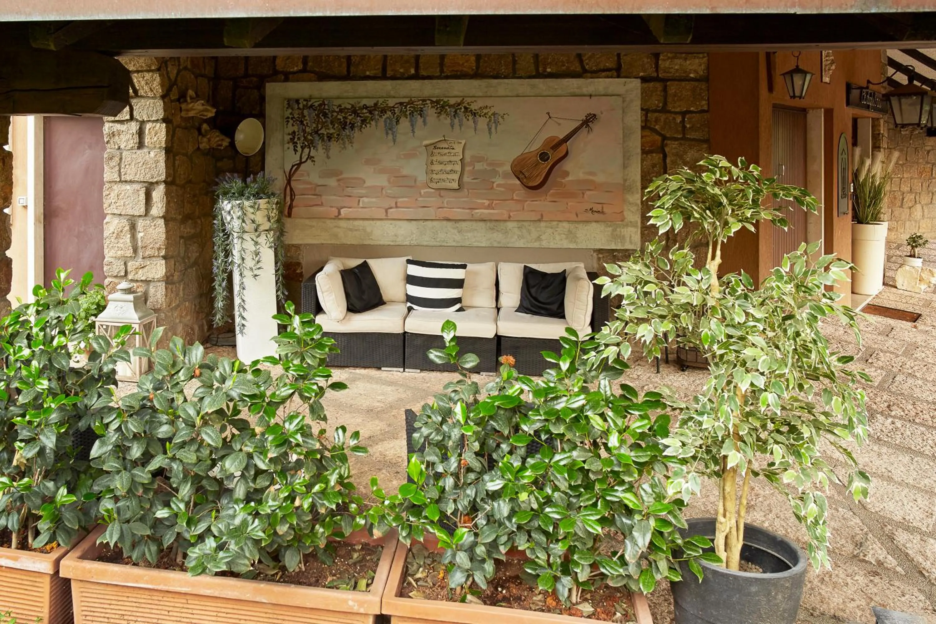 Patio in Residenza Ca' degli Enzi