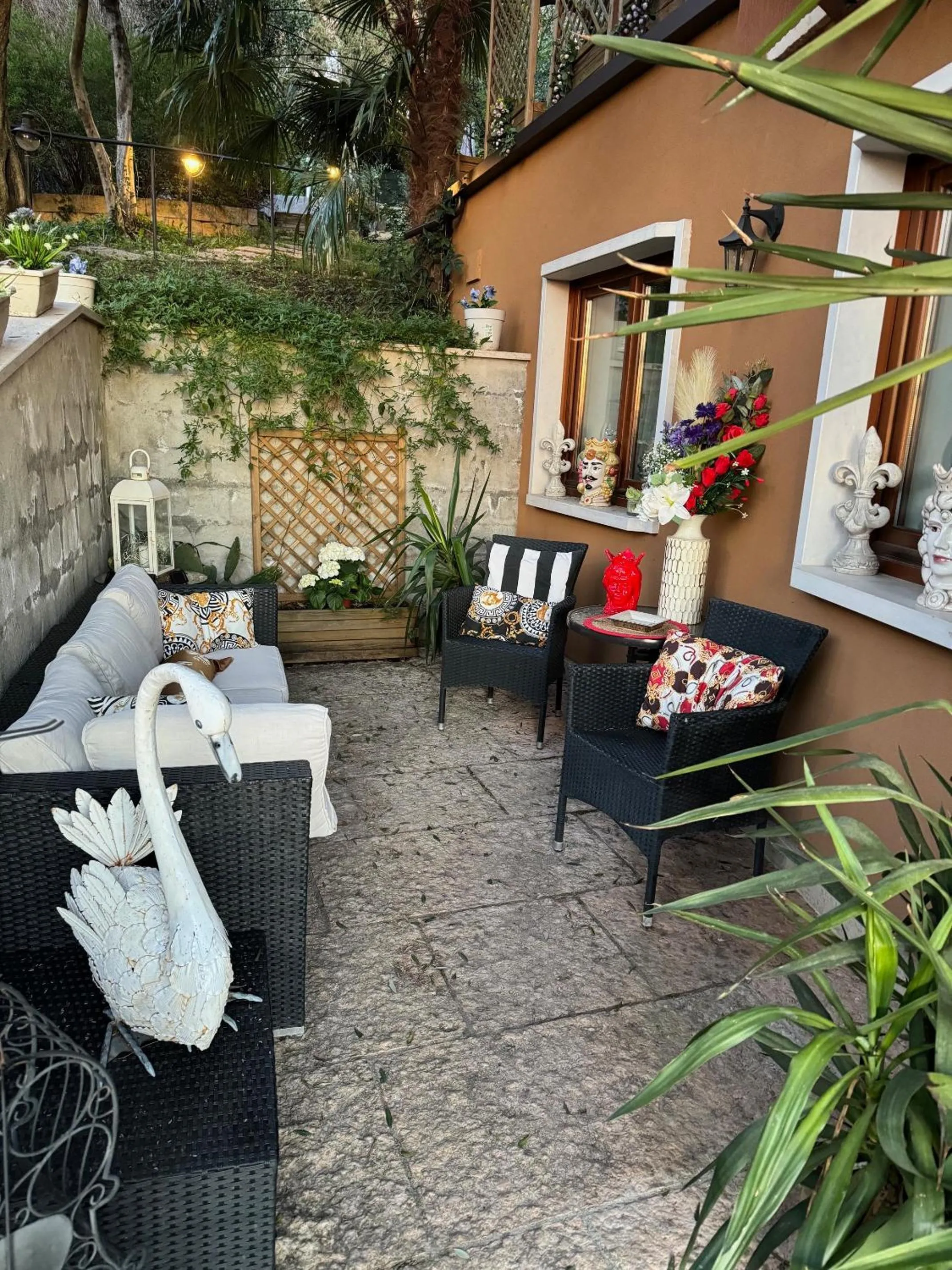 Patio in Residenza Ca' degli Enzi