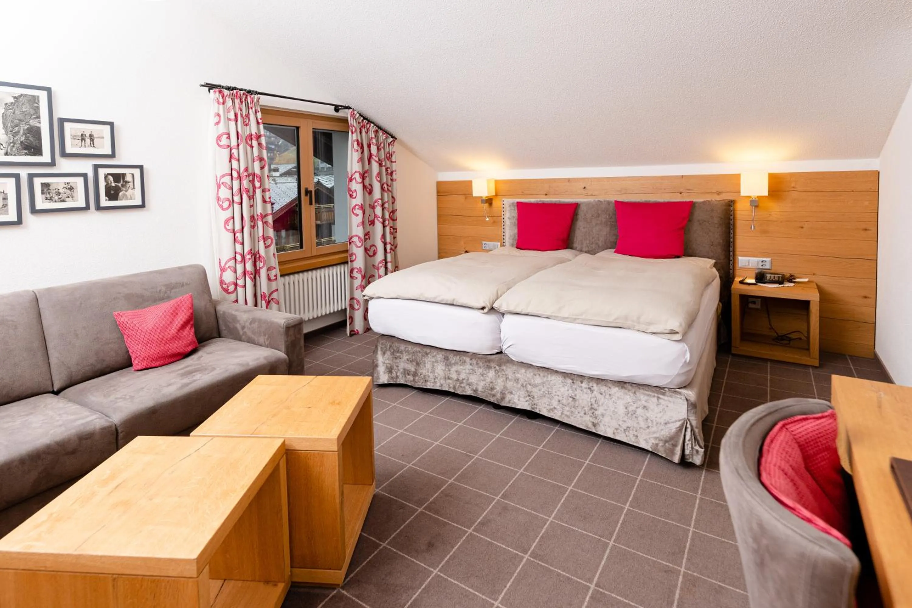 Bed in Chesa Valese by Sisters Zermatt