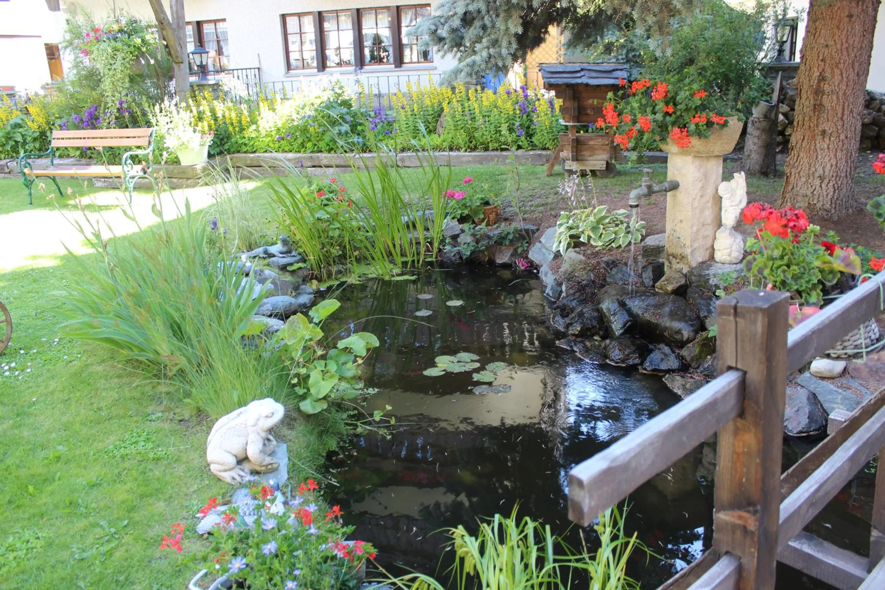 Garden in Chesa Valese by Sisters Zermatt