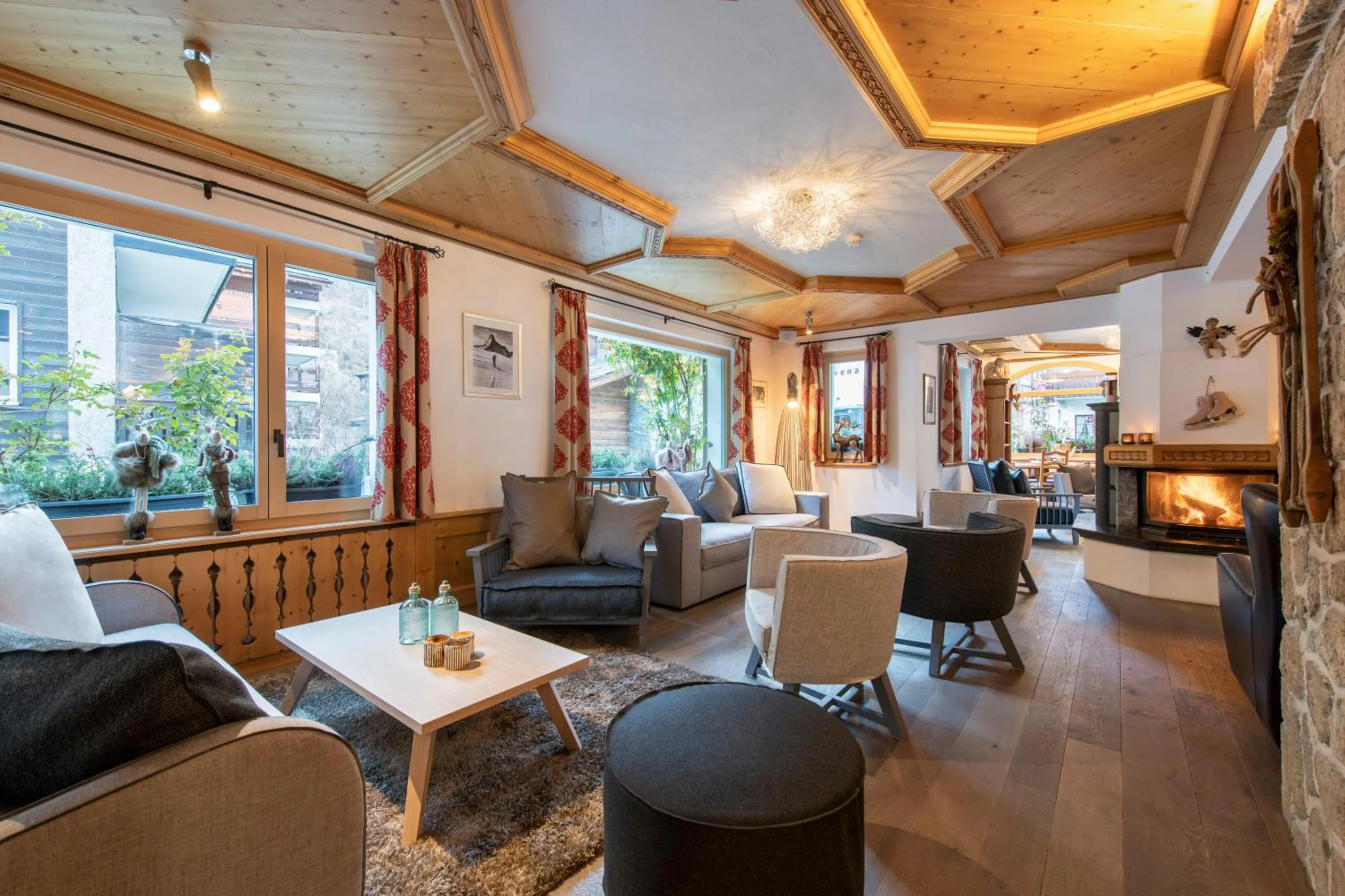 Lobby or reception in Chesa Valese by Sisters Zermatt