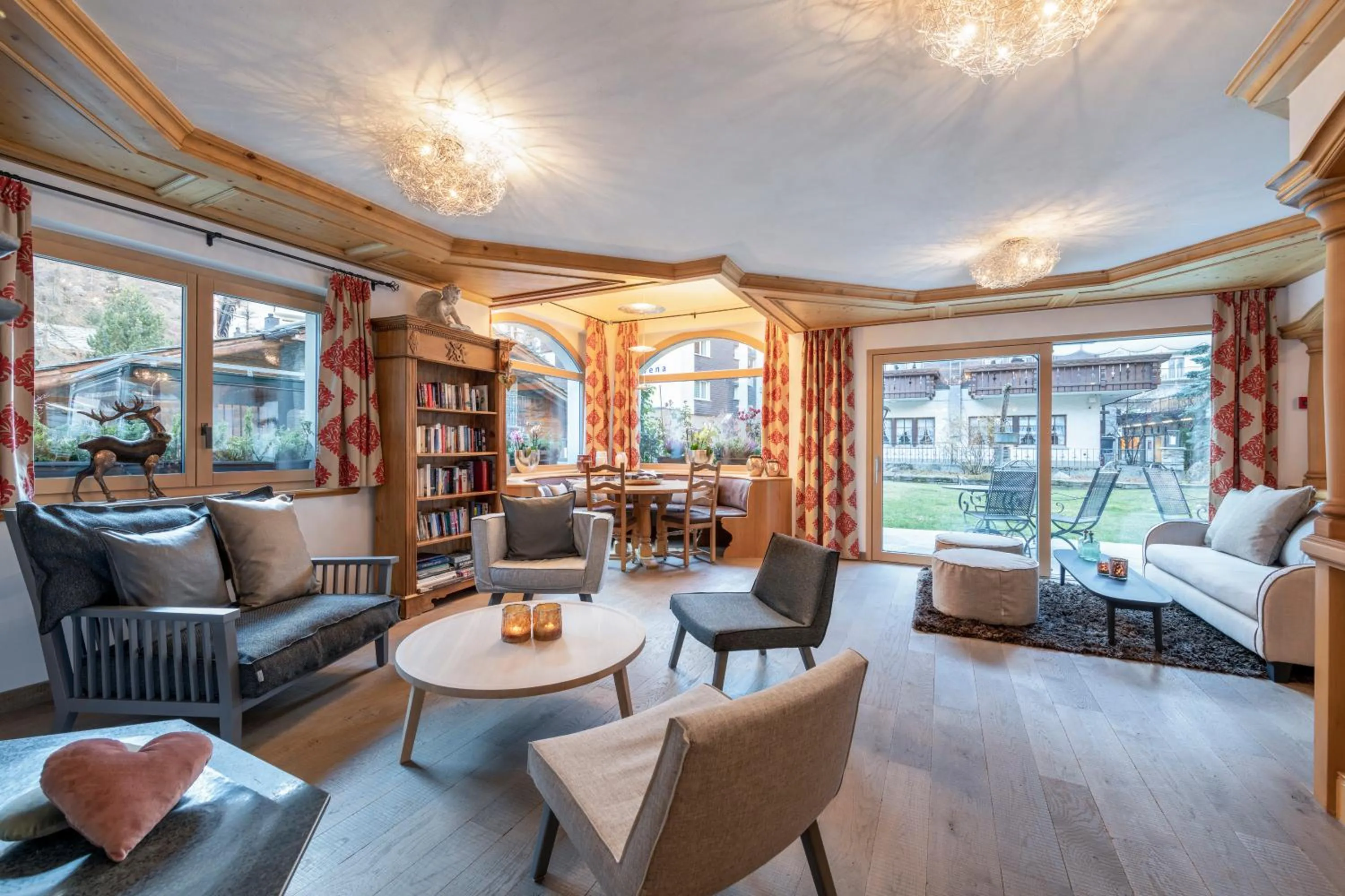 Lobby or reception in Chesa Valese by Sisters Zermatt