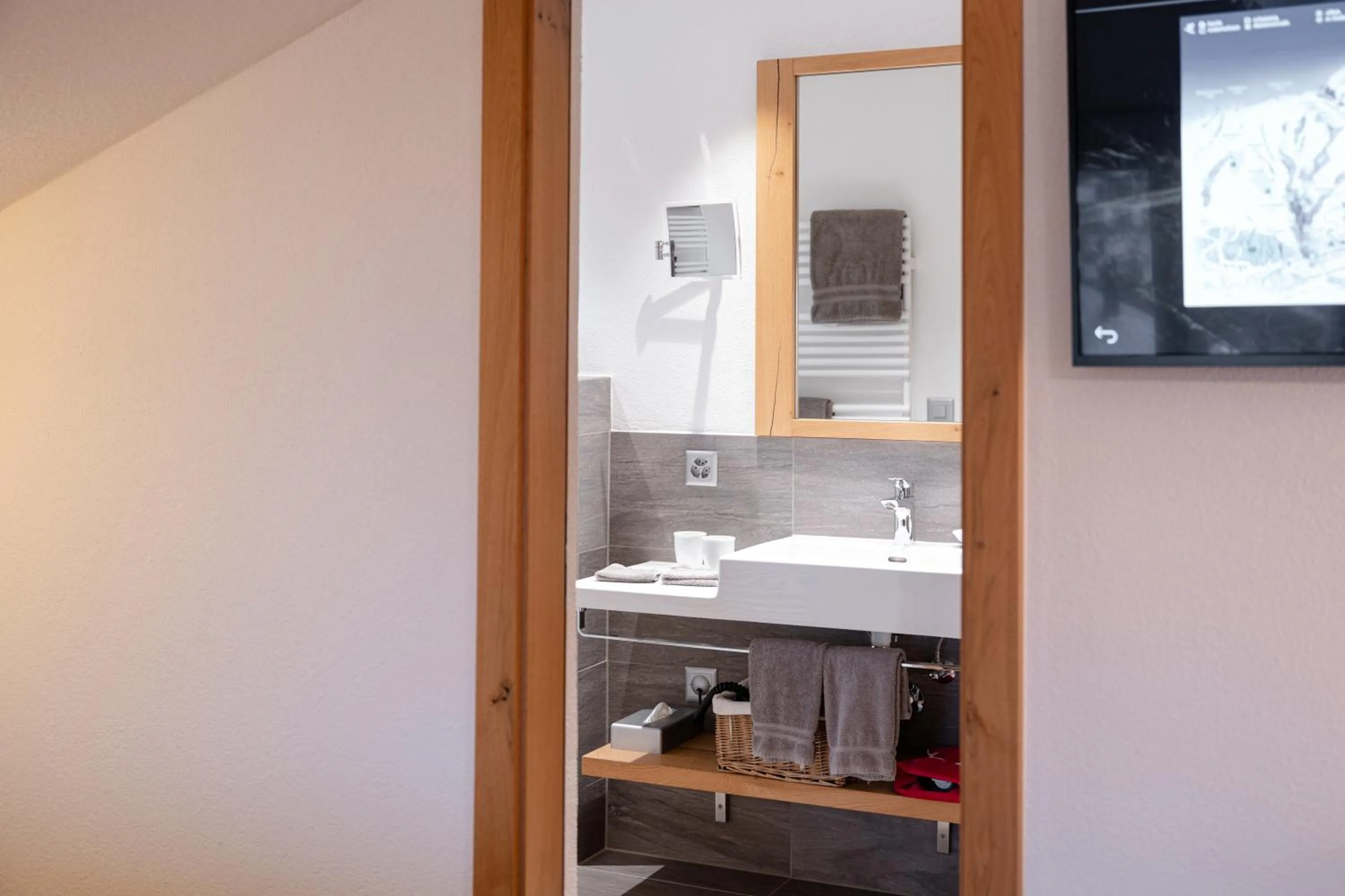 Bathroom in Chesa Valese by Sisters Zermatt