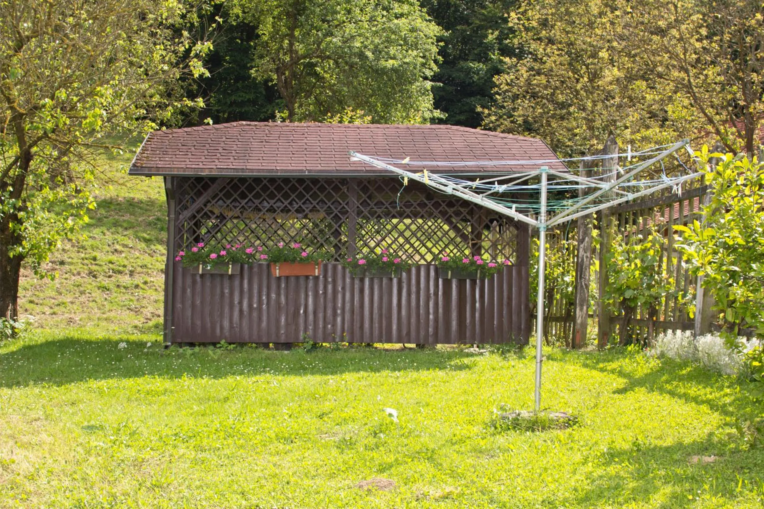 Balcony/Terrace in Tourist farm Mraz