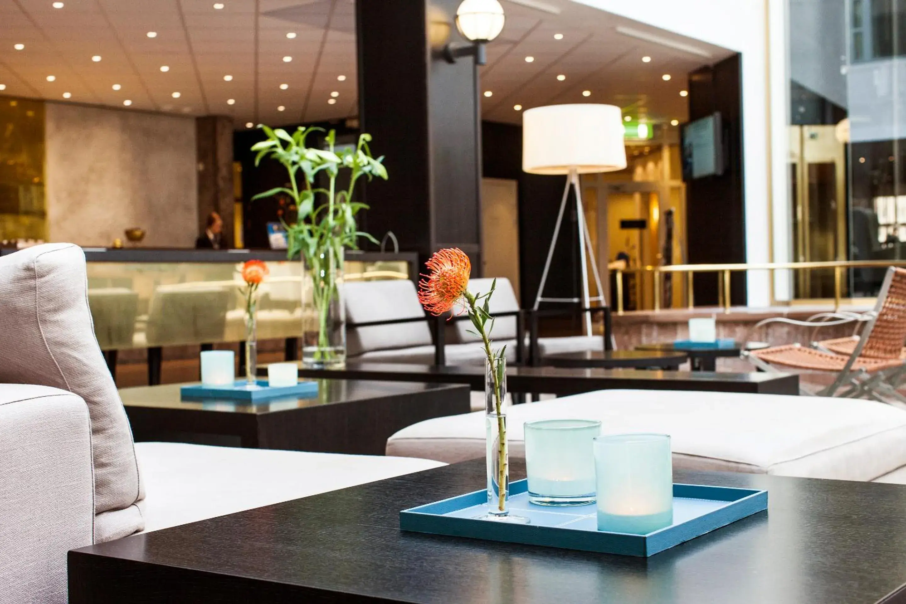 Lobby or reception in Elite Hotel Marina Plaza Lobby or reception in Elite Hotel Marina Plaza