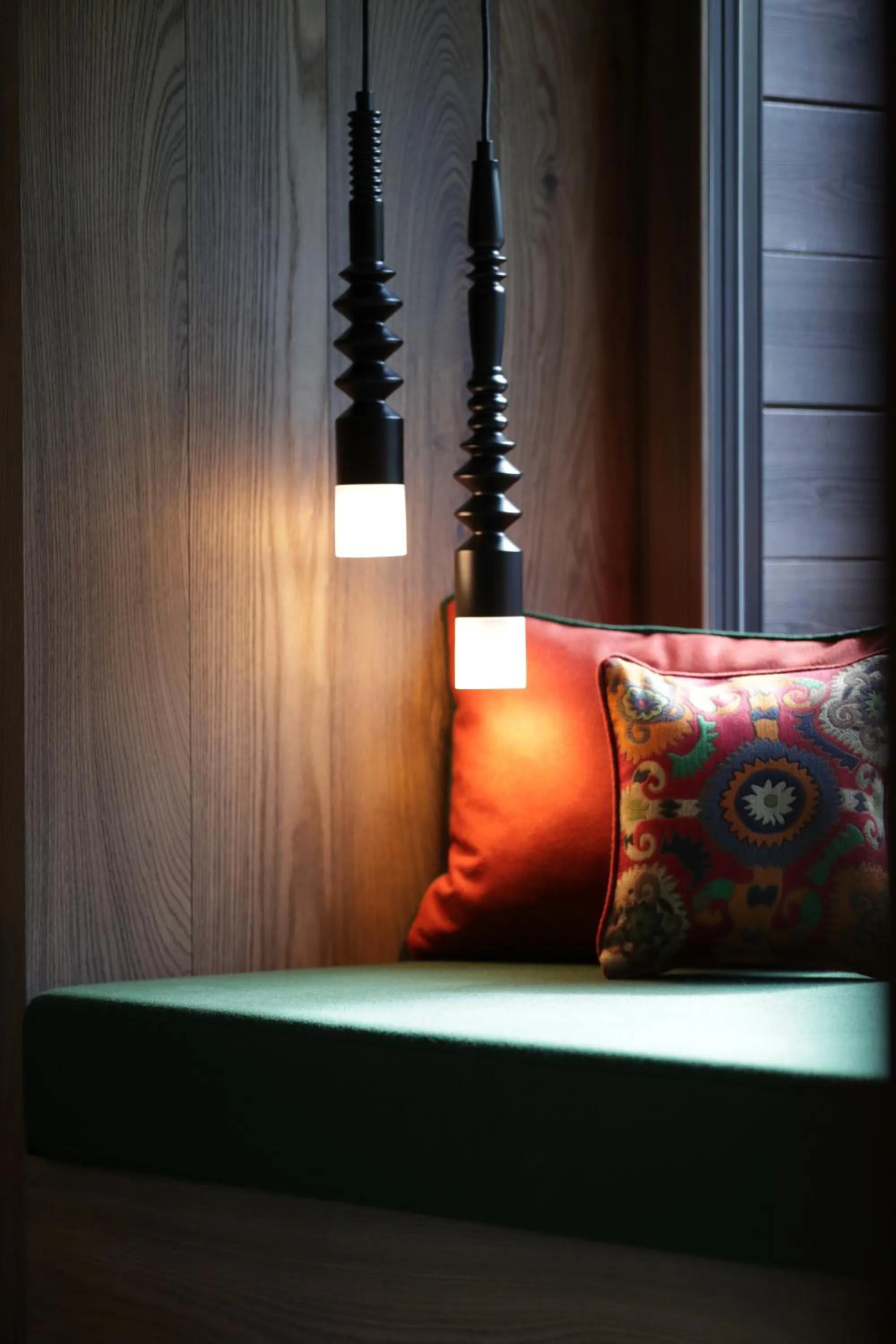 Decorative detail, Bed in Hotel ZERMAMA Zermatt