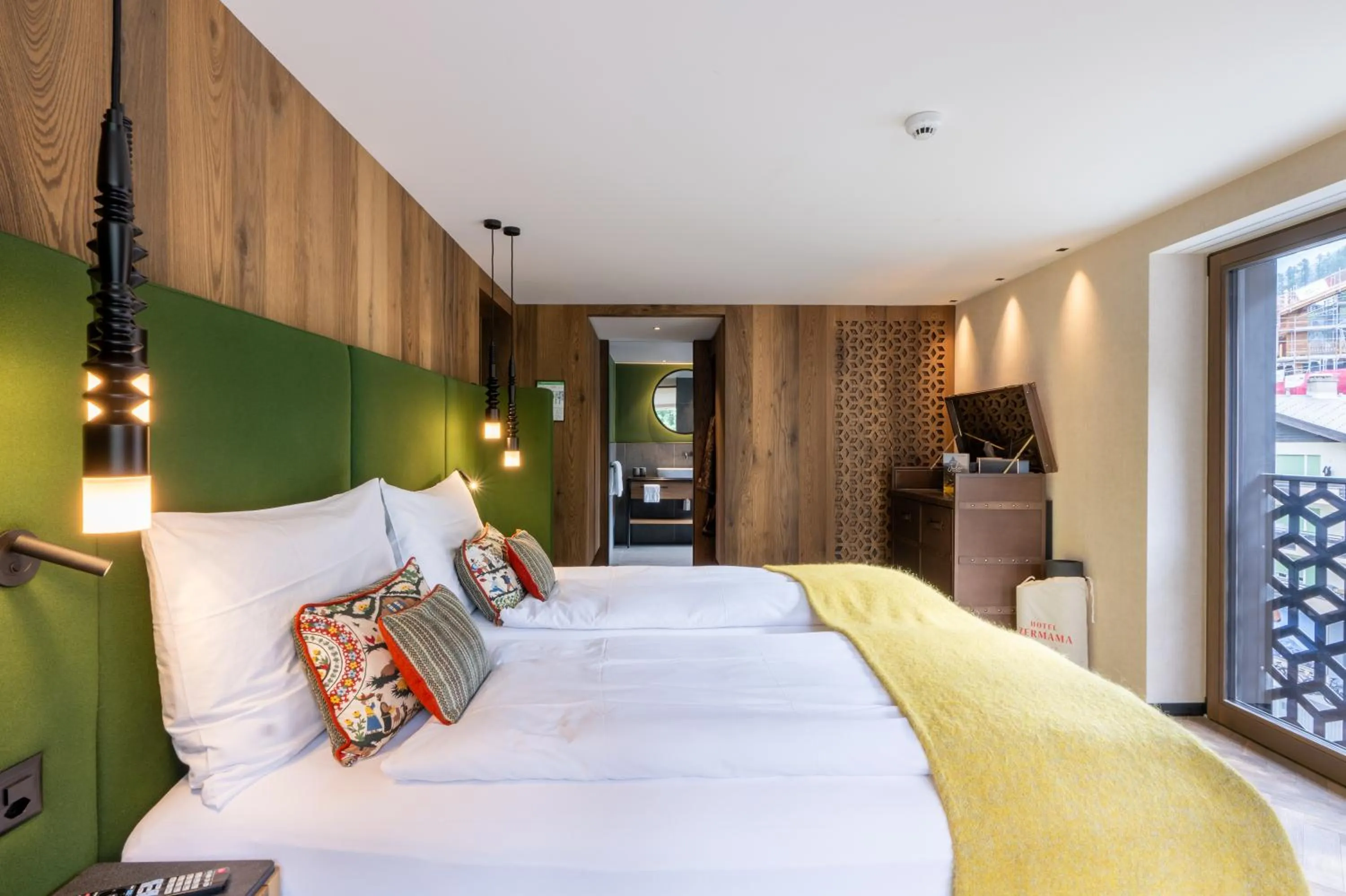 Bed in Hotel ZERMAMA Zermatt