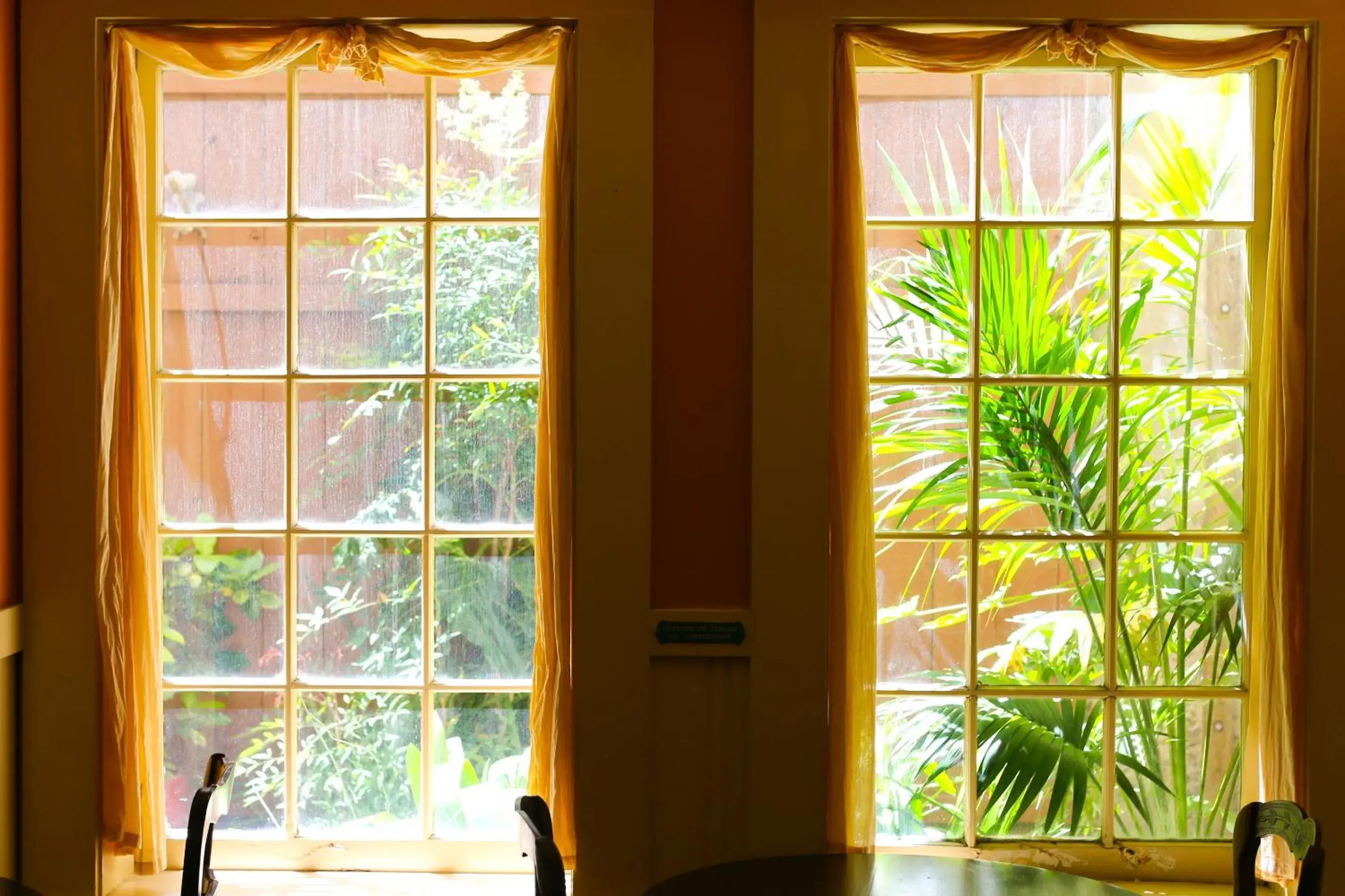 Inner courtyard view in Petite Auberge Inner courtyard view in Petite Auberge