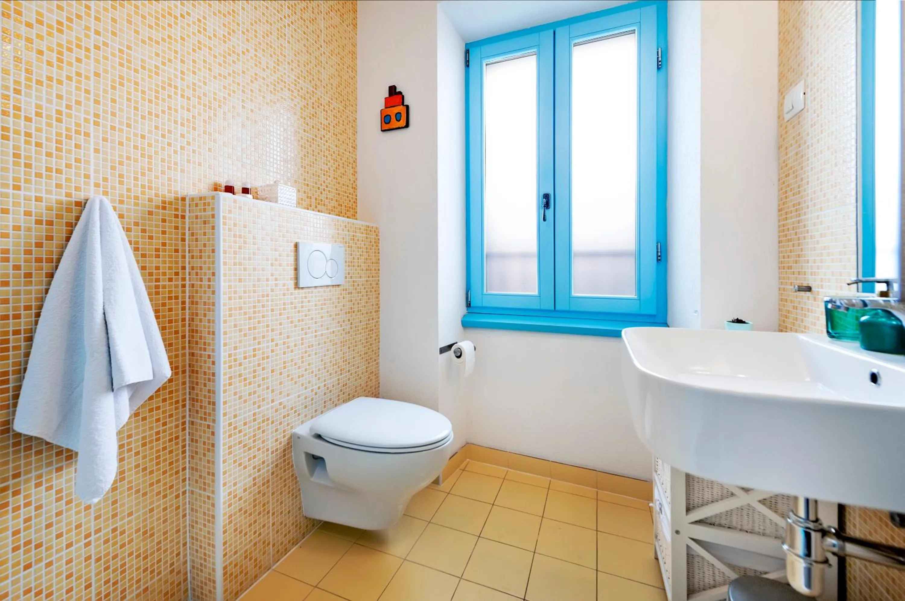 Bathroom in Apartments & Rooms La casa Barbaro