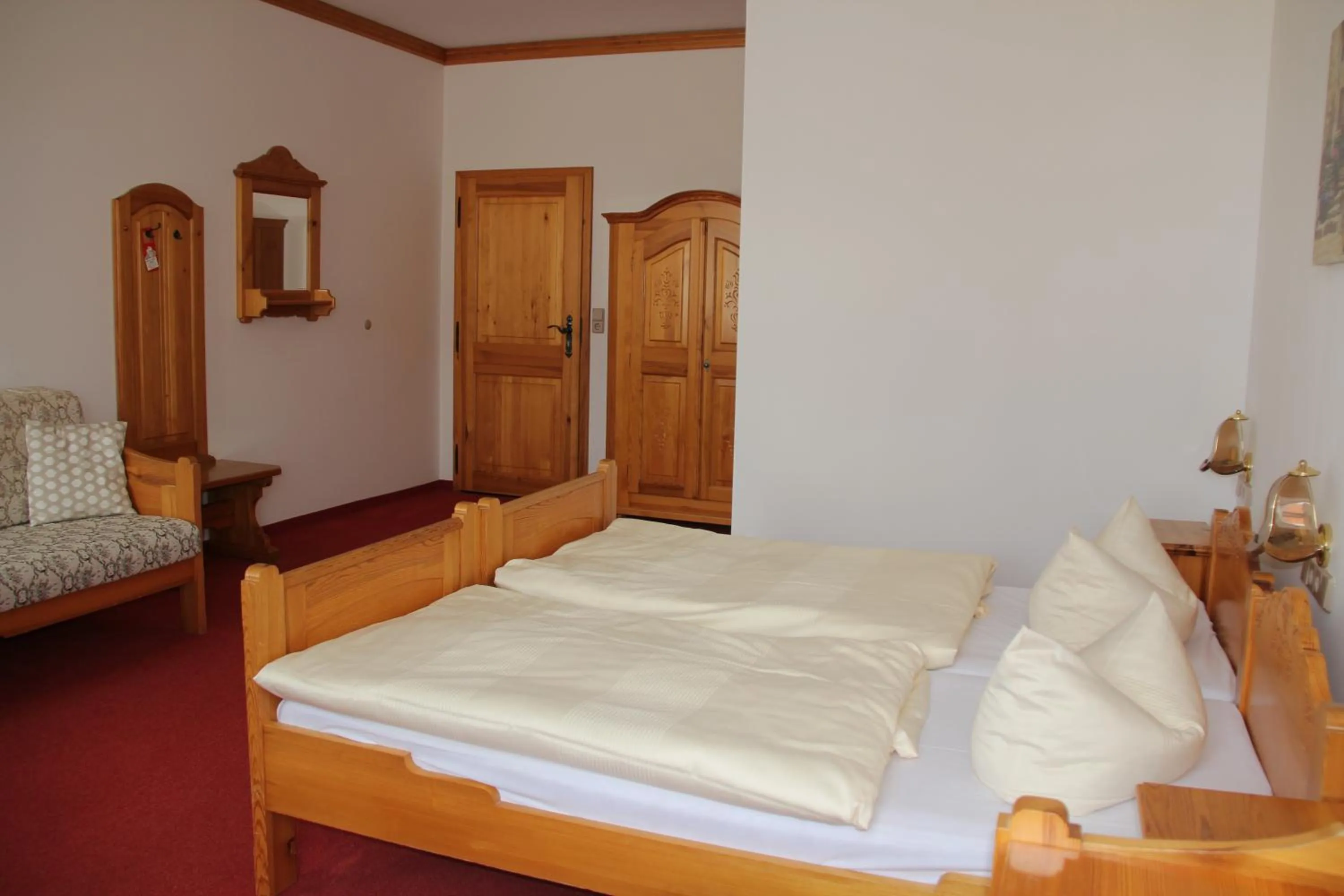 Photo of the whole room, Bed in Hotel Schloßblick Trebsen