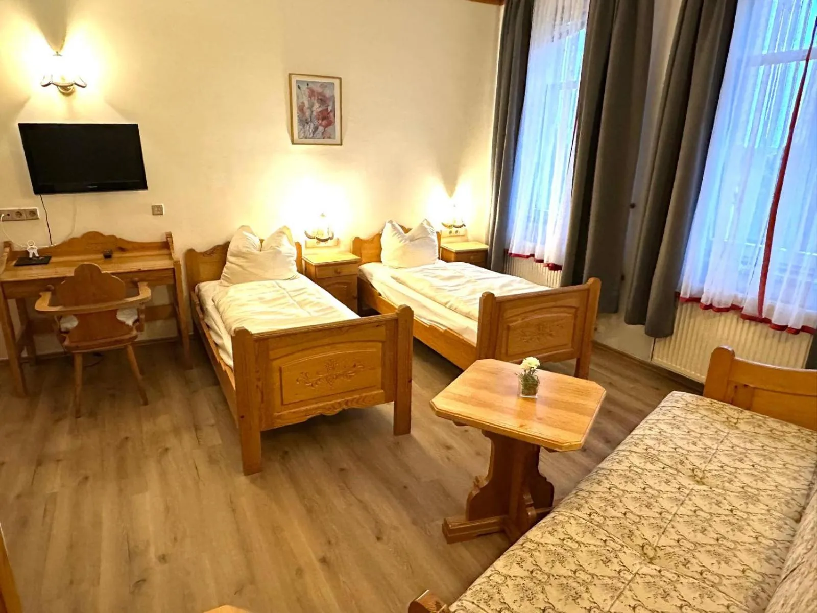 Bed in Hotel Schloßblick Trebsen