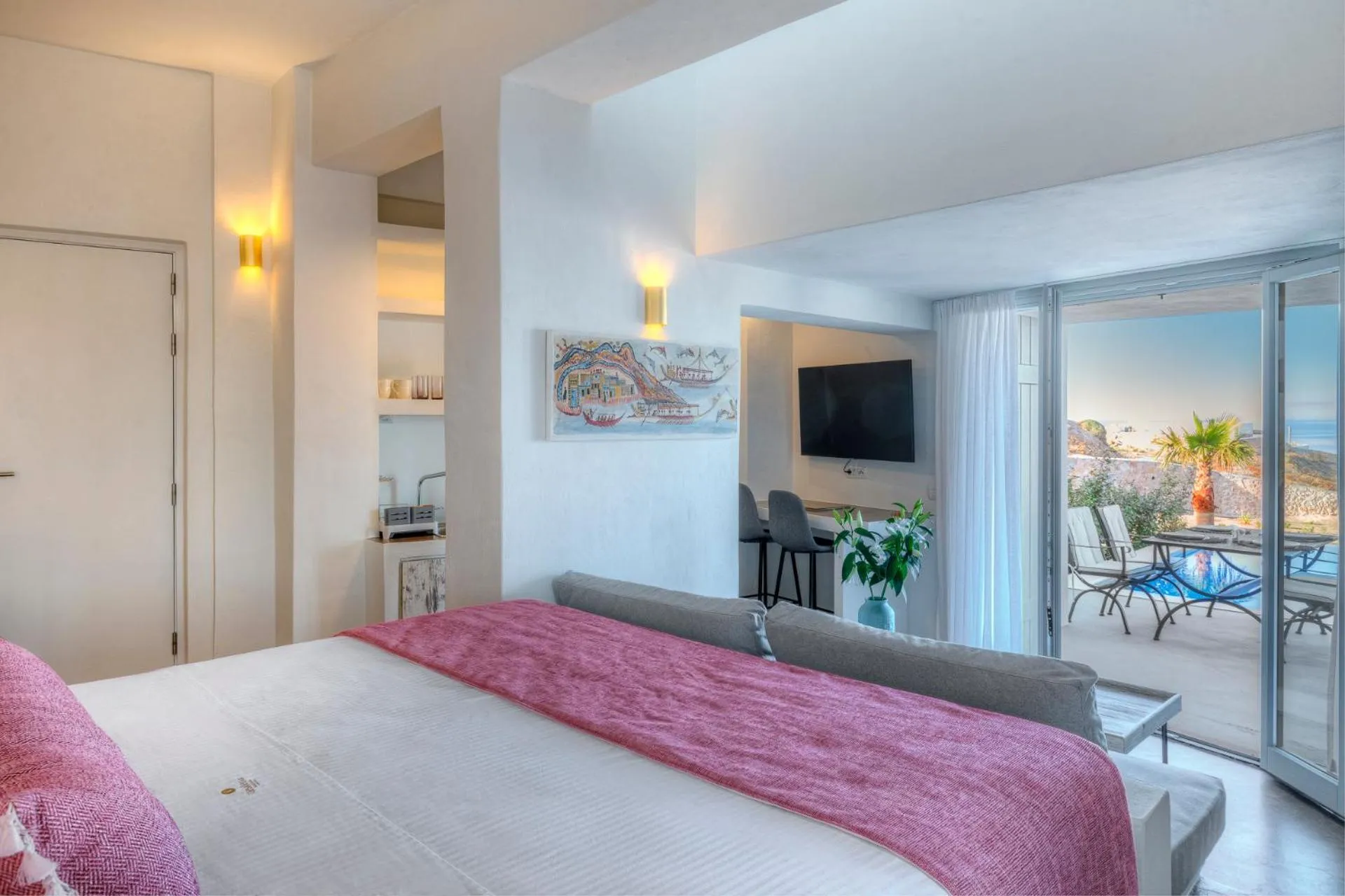 Bed in Desiterra Resort & Spa