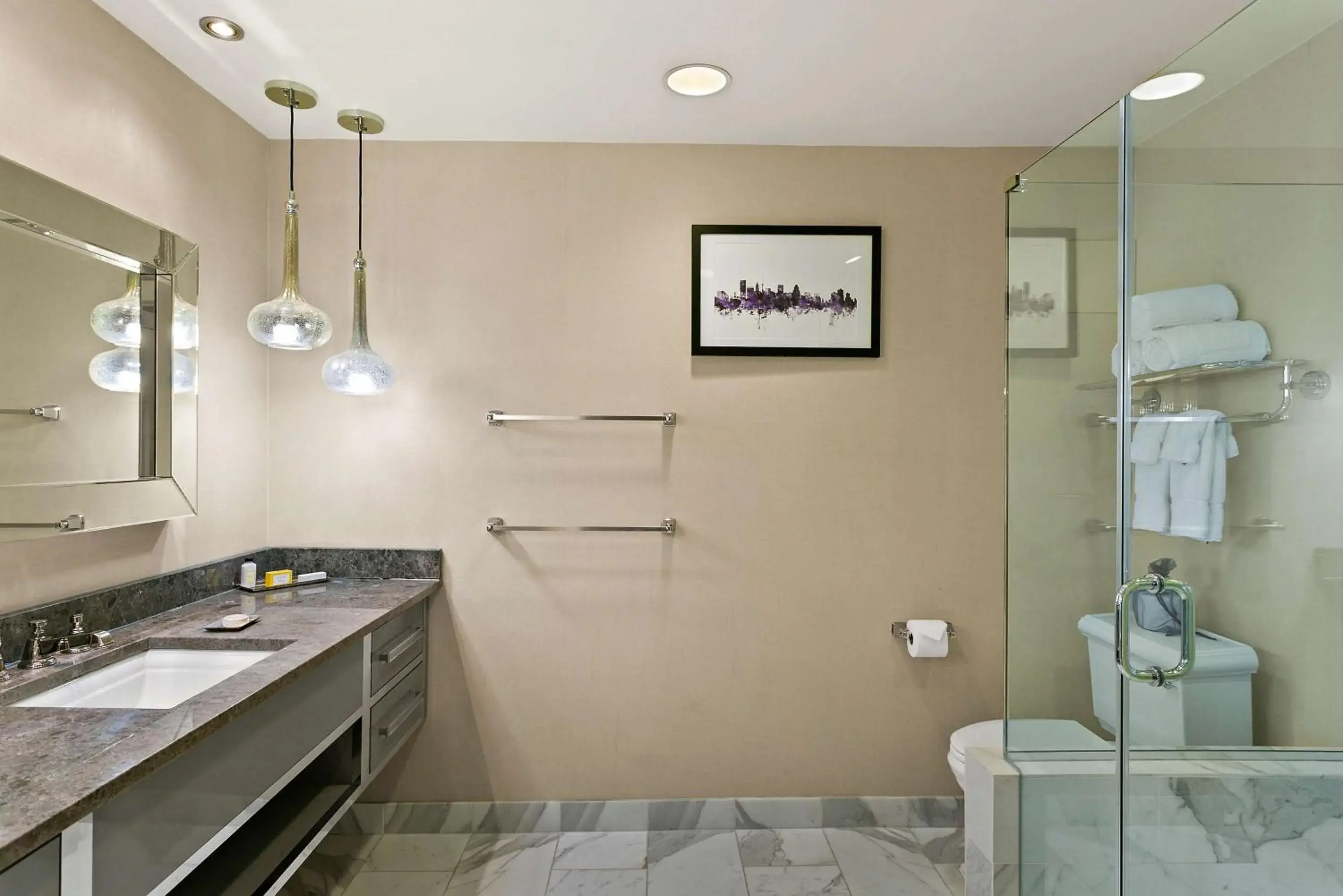 Bathroom in The Royal Sonesta Harbor Court Baltimore Bathroom in The Royal Sonesta Harbor Court Baltimore