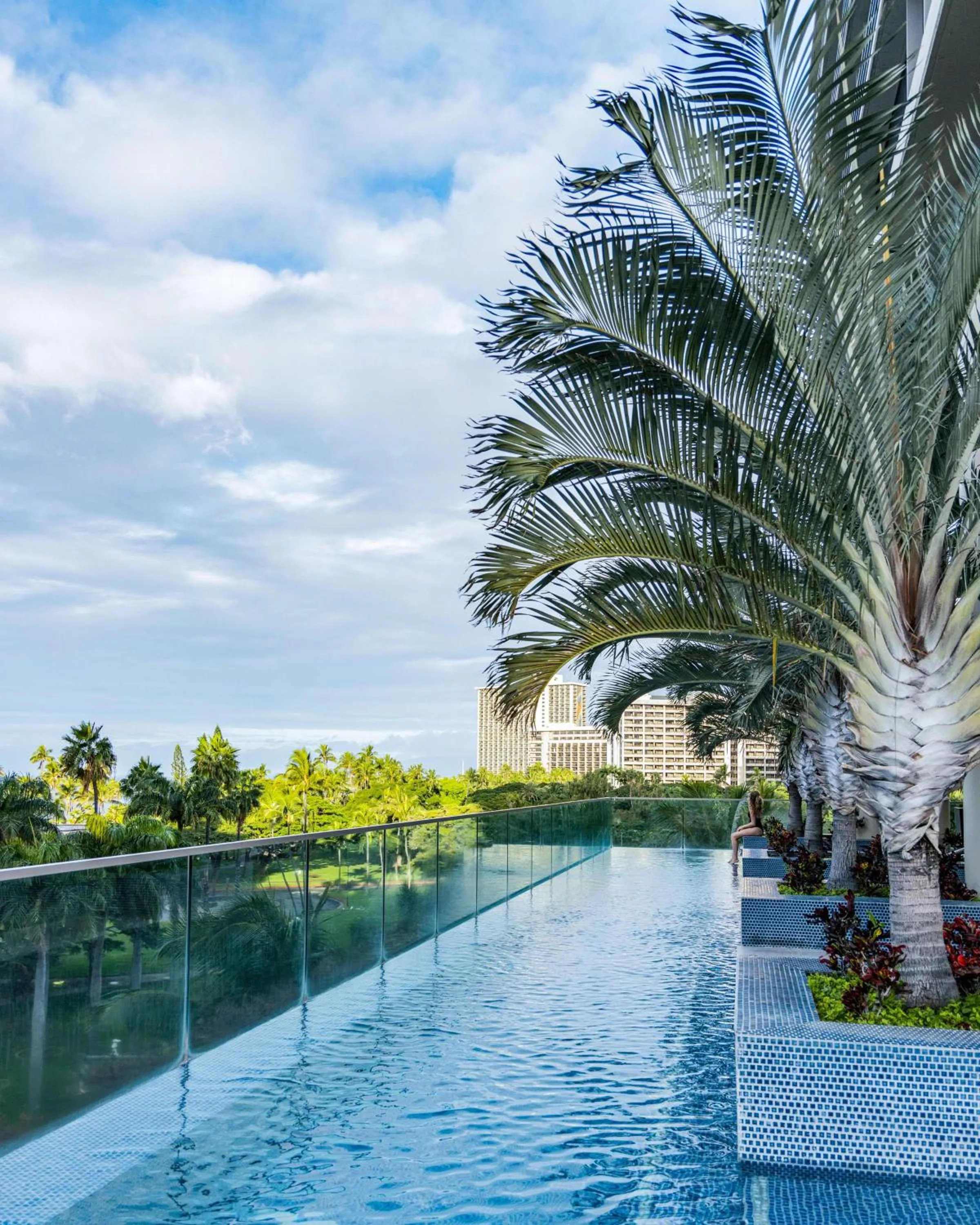 Pool view in Trump International Hotel Waikiki