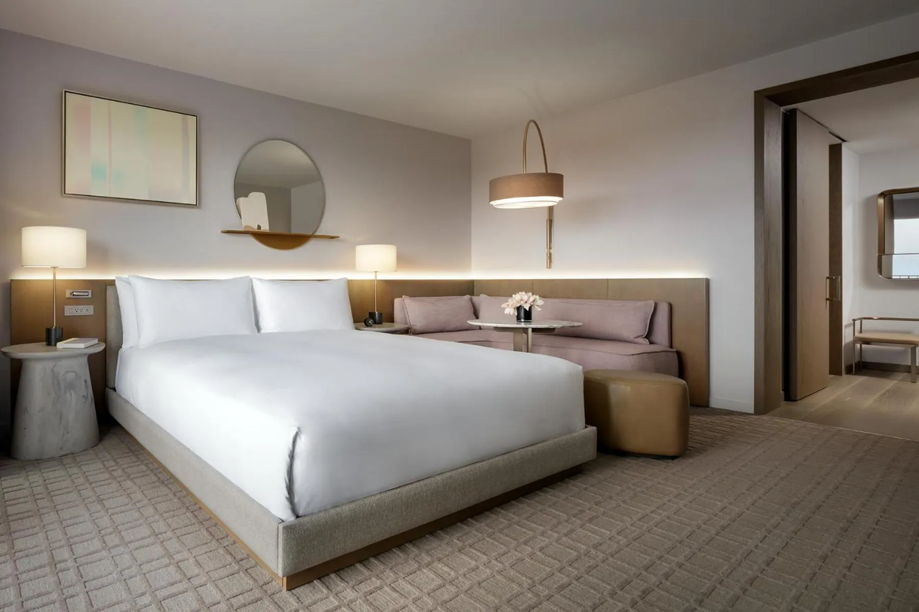 Bedroom, Bed in Fairmont Century Plaza Los Angeles at Beverly Hills