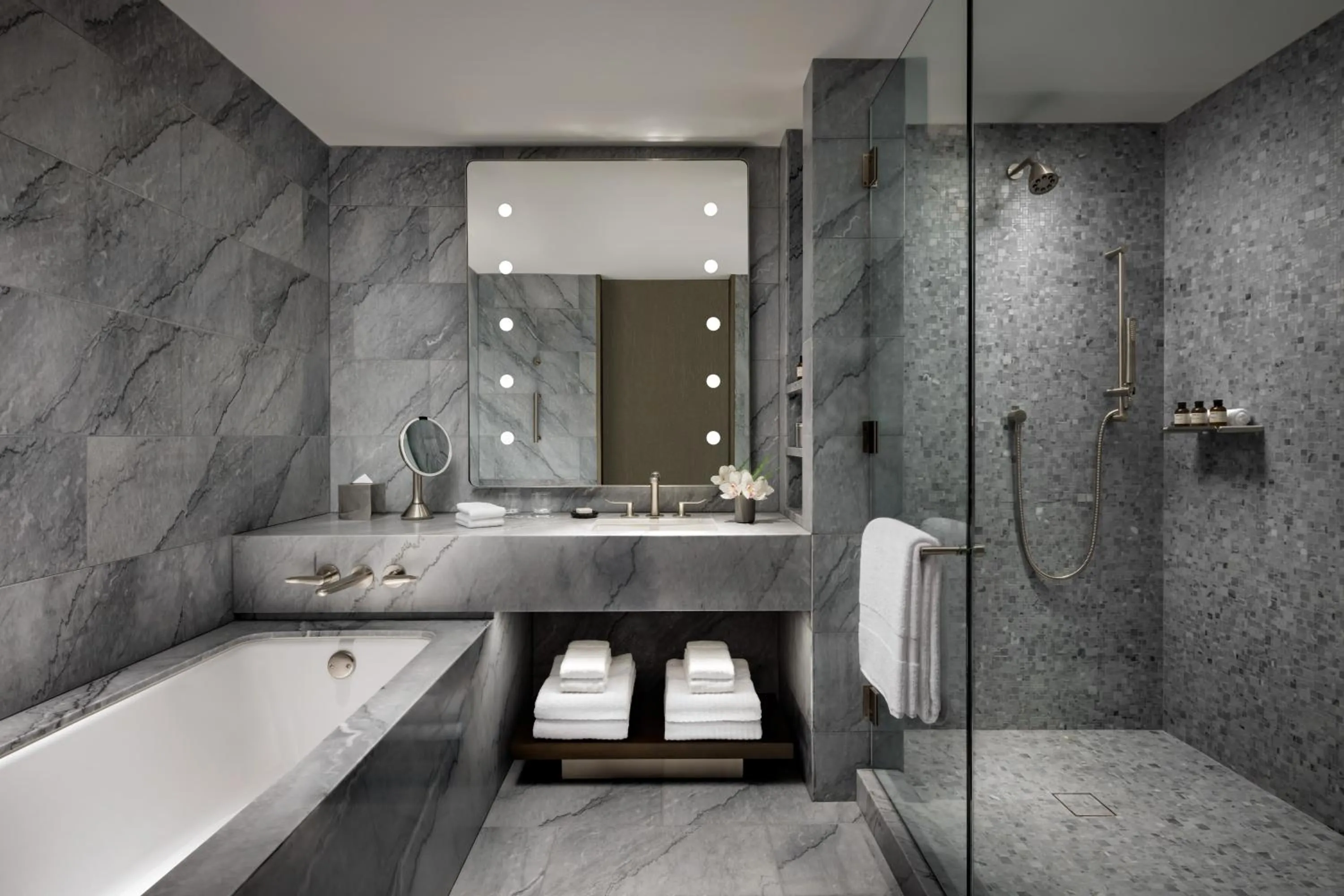 Shower in Fairmont Century Plaza Los Angeles at Beverly Hills