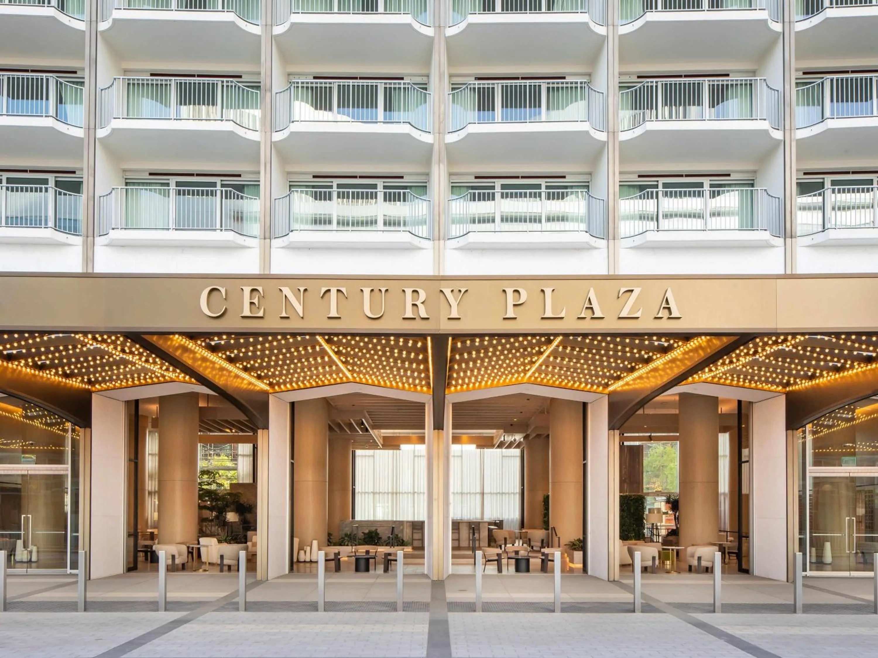 Property building in Fairmont Century Plaza Los Angeles at Beverly Hills