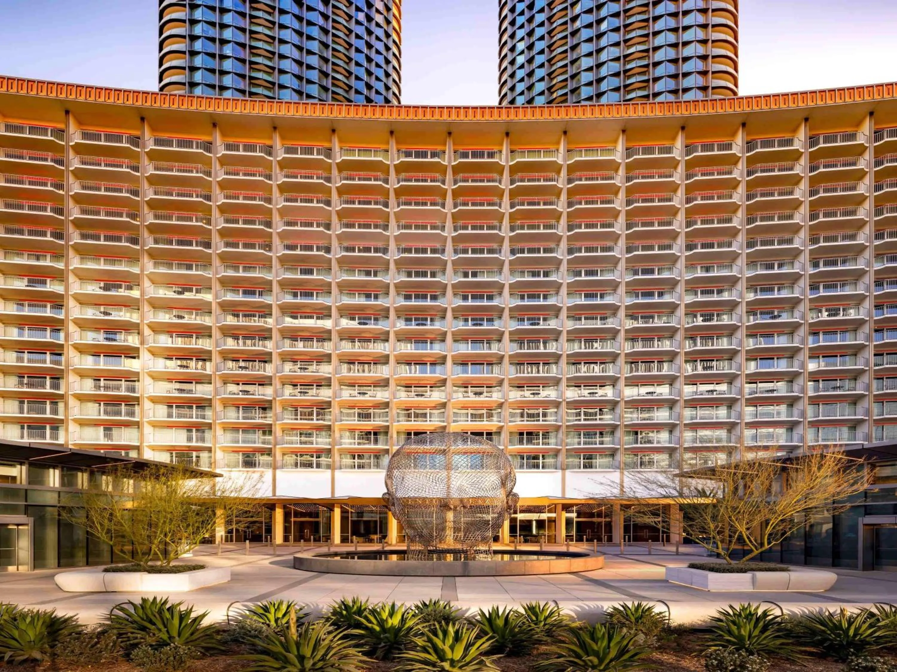 Property building in Fairmont Century Plaza Los Angeles at Beverly Hills