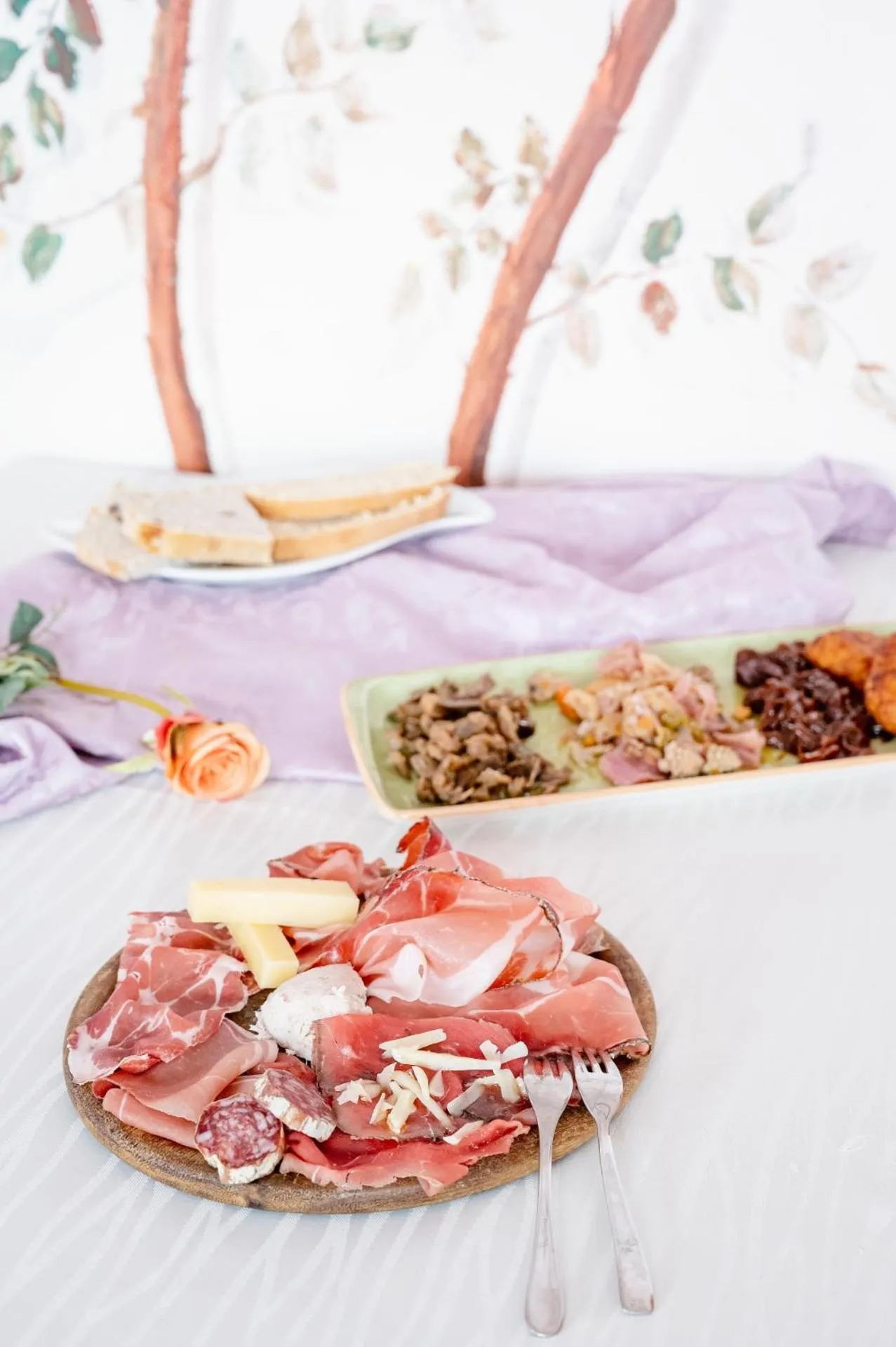 Food and drinks in Agritur Maso alle Rose B&B e Restaurant