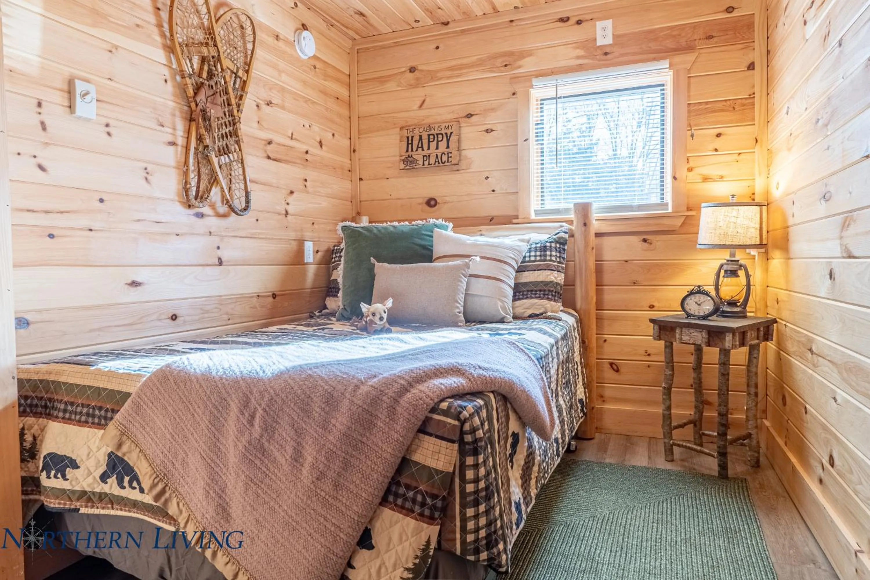 Bed in English Brook Cottages