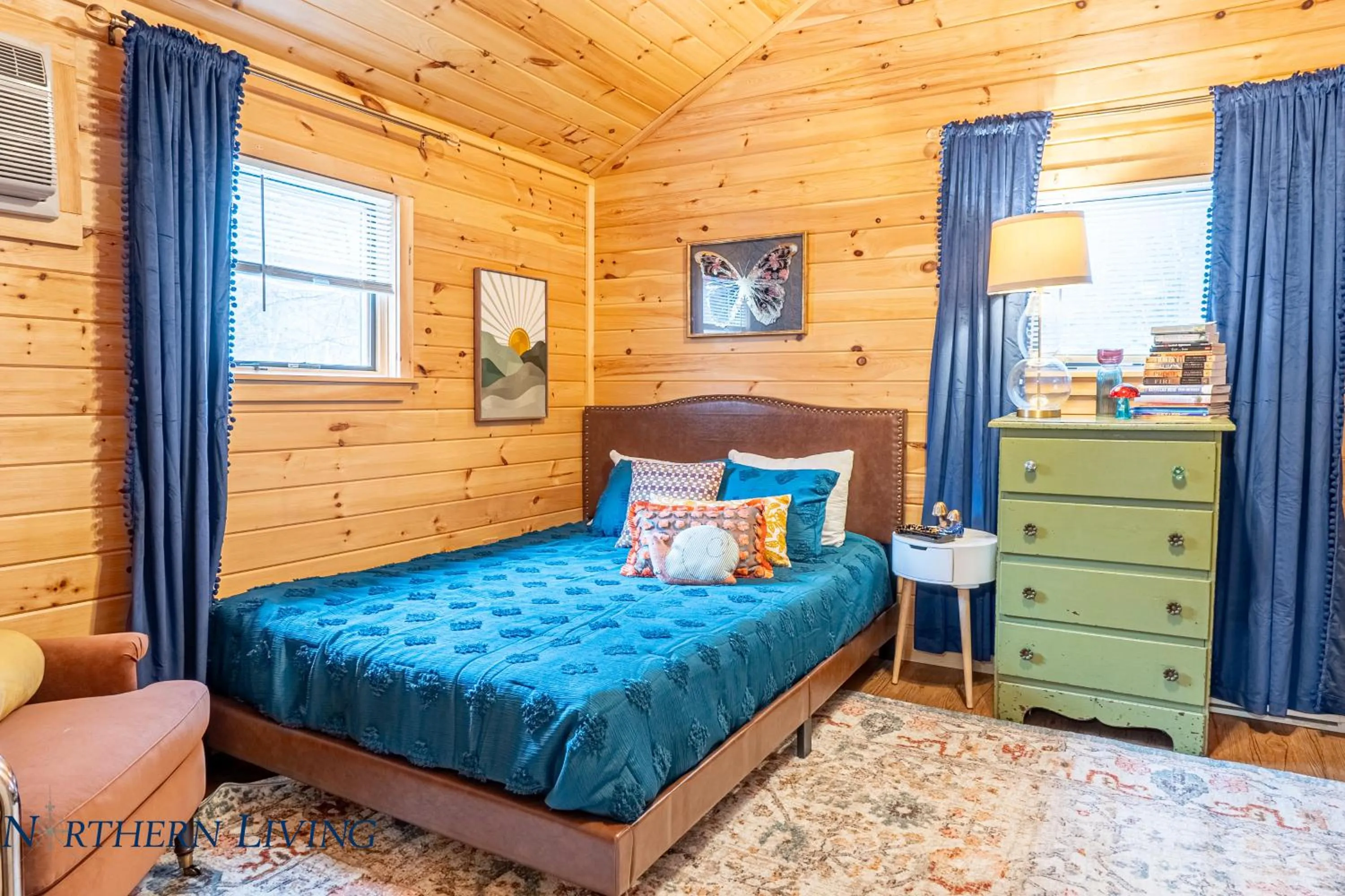 Bed in English Brook Cottages