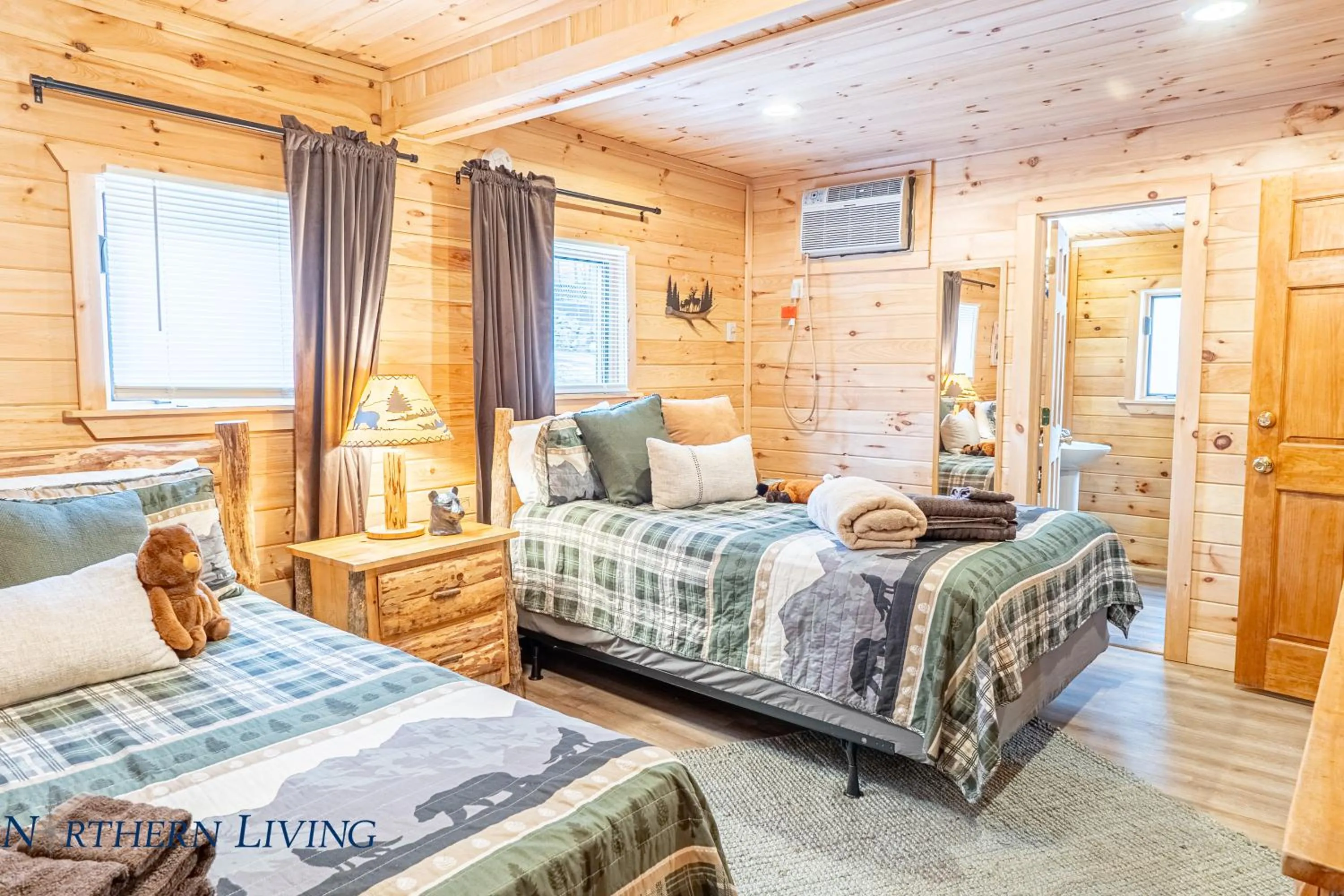 Bed in English Brook Cottages