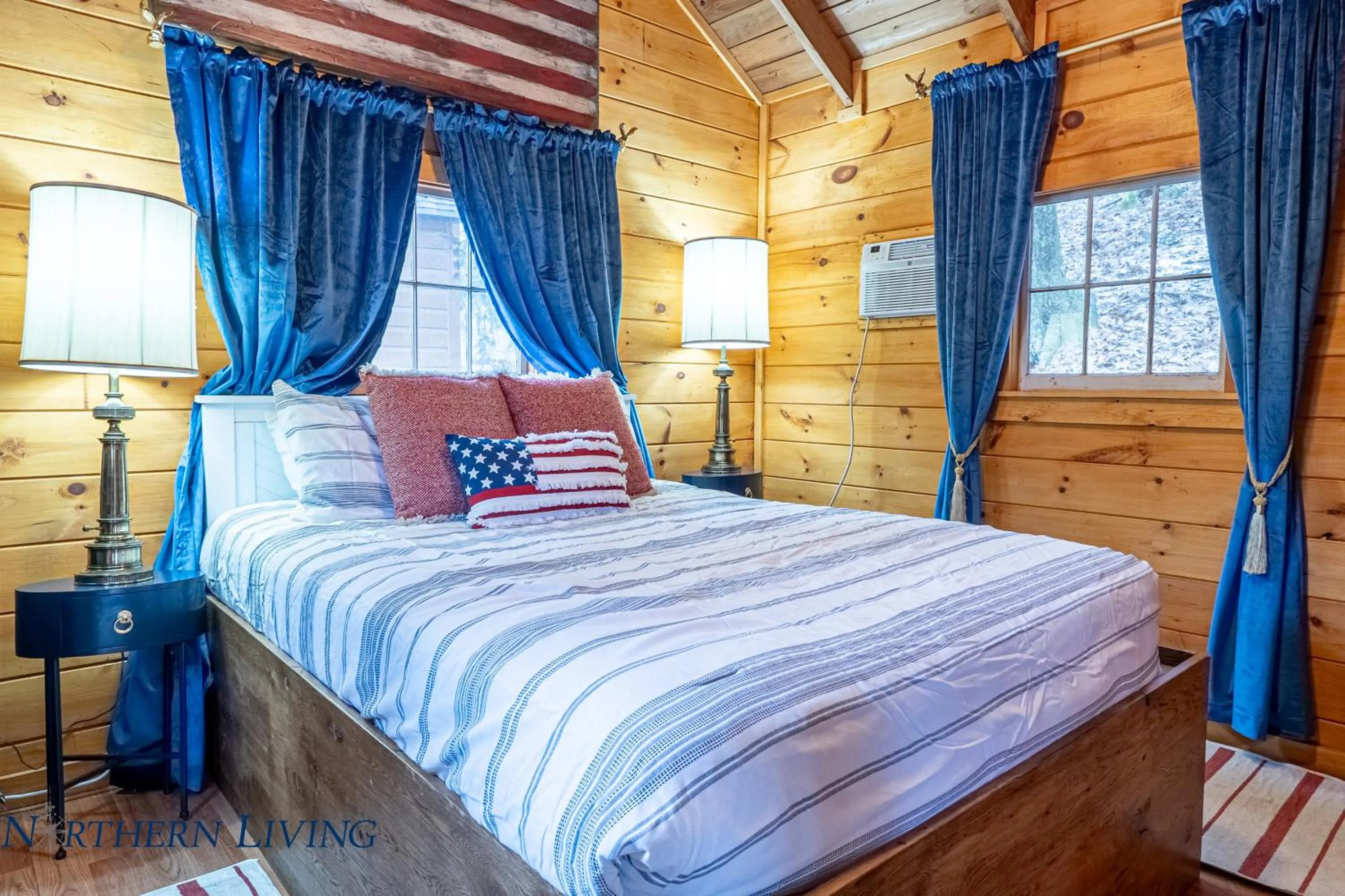 Bed in English Brook Cottages