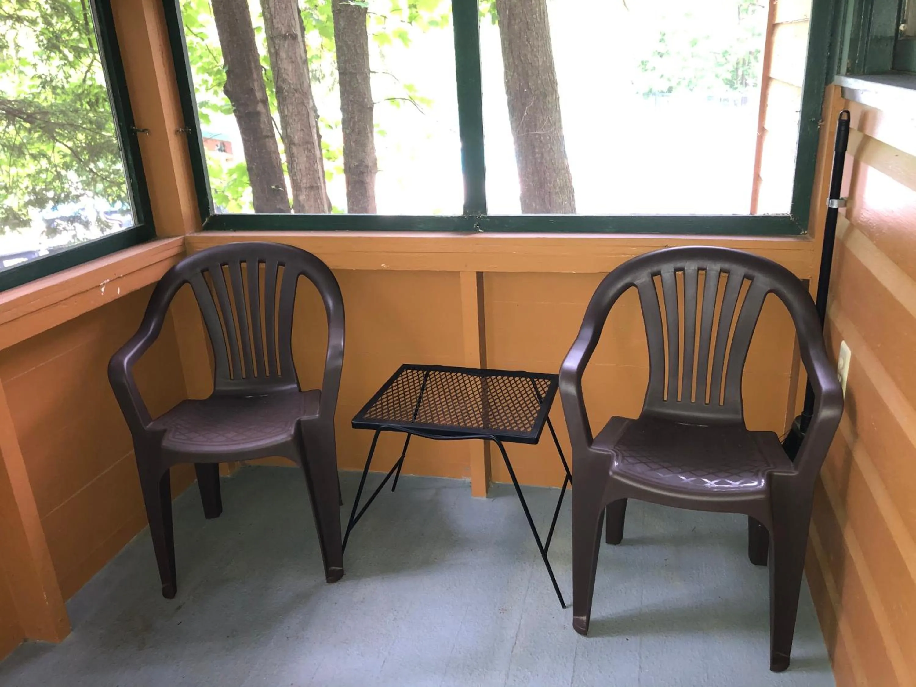 Seating area in English Brook Cottages