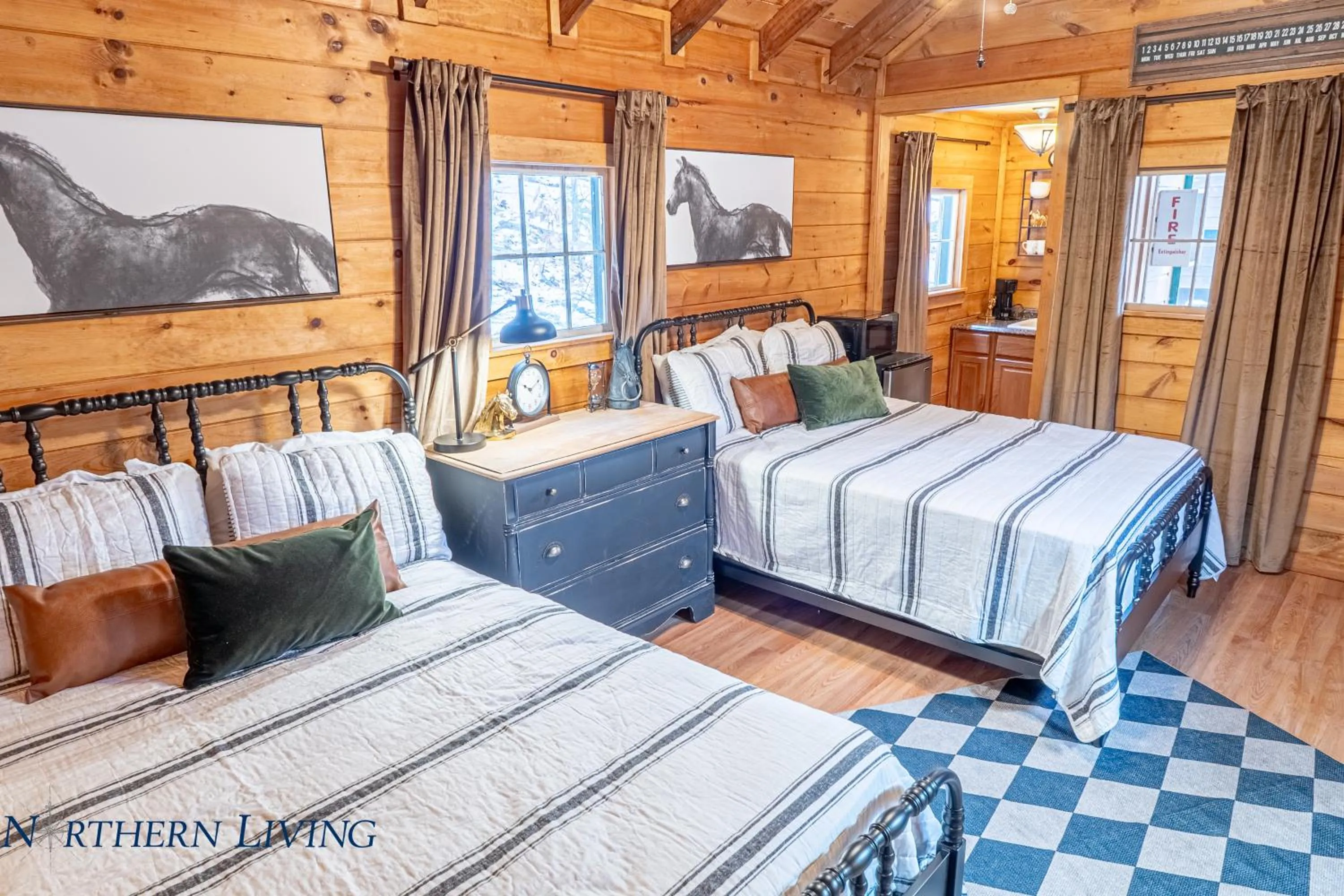 Bed in English Brook Cottages