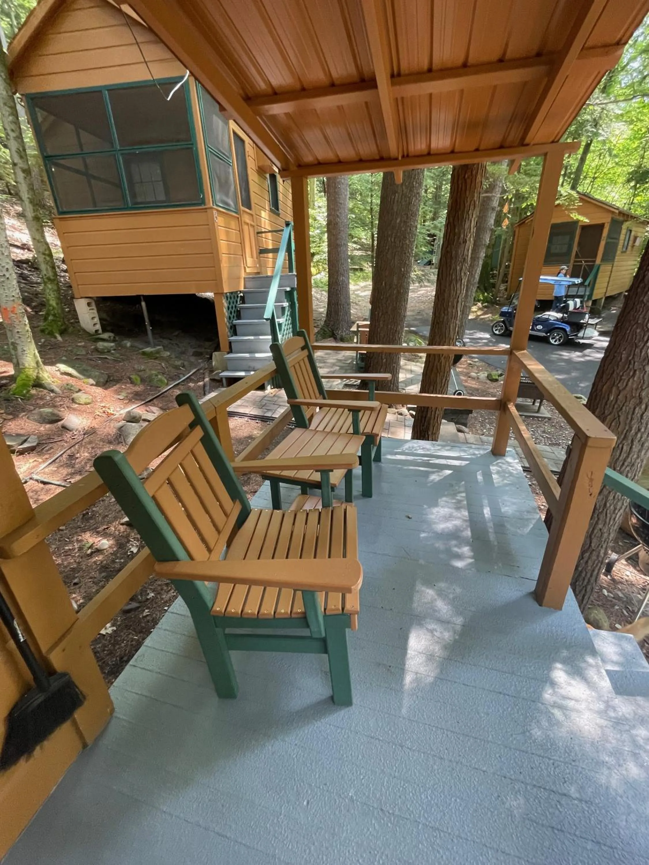 Balcony/Terrace in English Brook Cottages